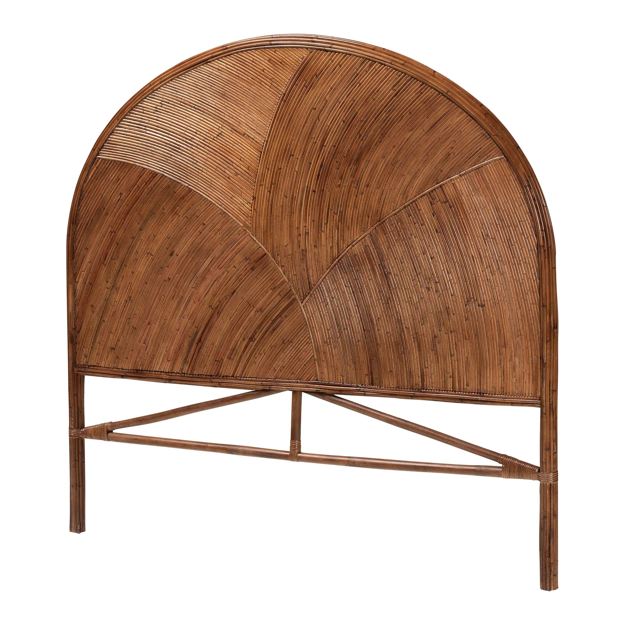 bali & pari Seana Boho Standalone Headboard, King, Dark Brown