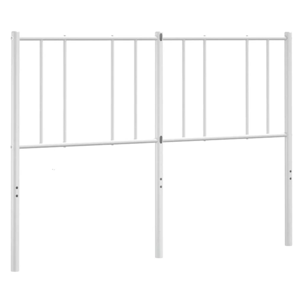 Dcenta Metal Headboard White 53.1