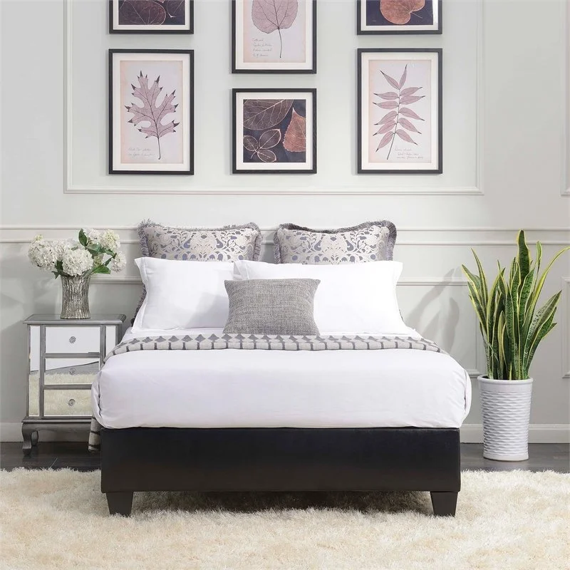 Picket House Abby Full Platform Bed in Black