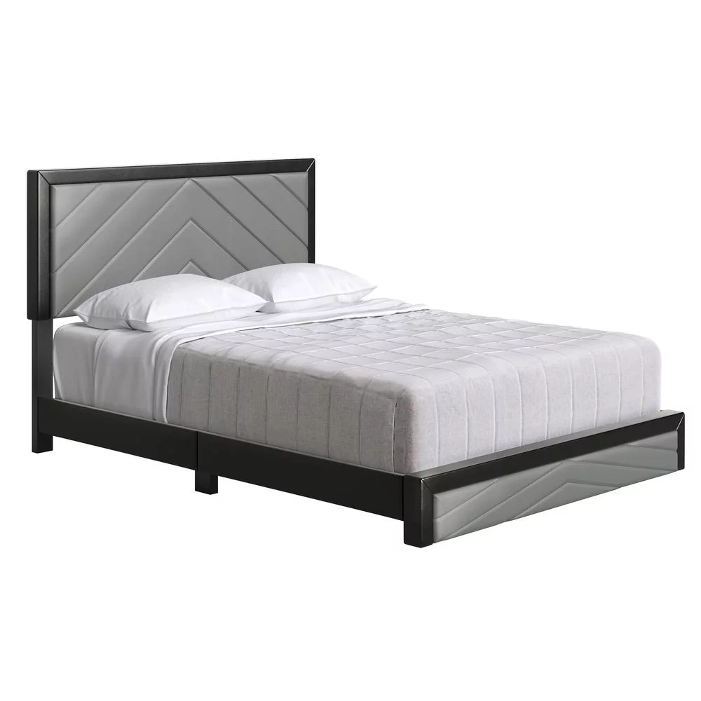 Boyd Sleep ARPBBG203DB Adrian Faux Leather Upholstered Platform Bed