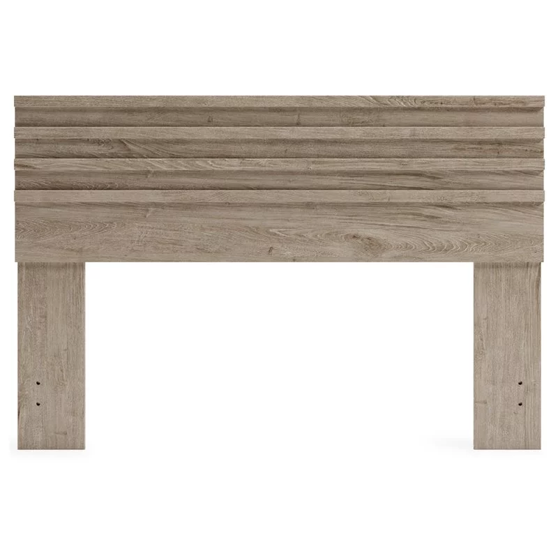 Bowery Hill Queen Panel Engineered Wood Headboard in Natural