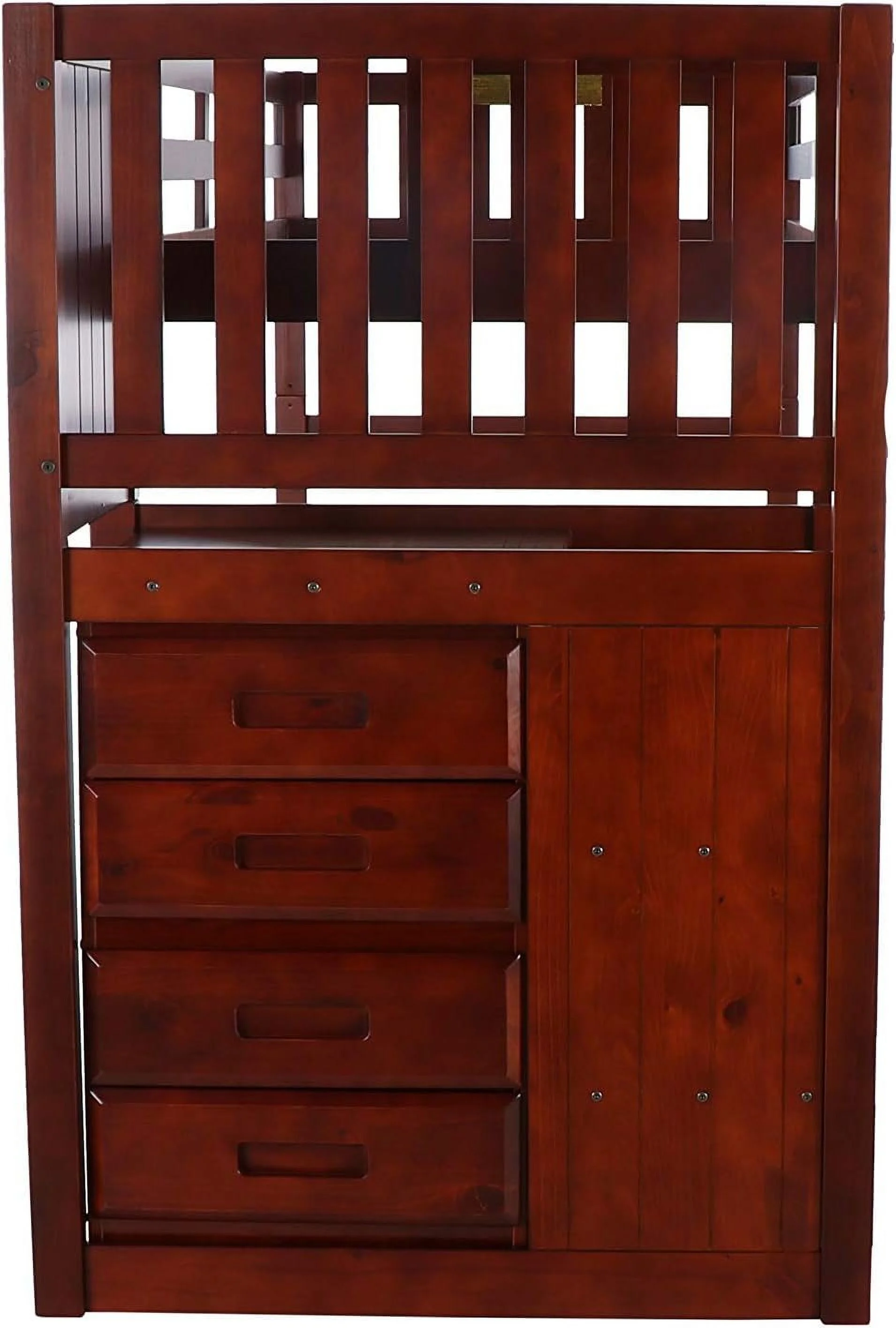 Twin over Twin Stairbed with 3 Drawers by Discovery World Furniture