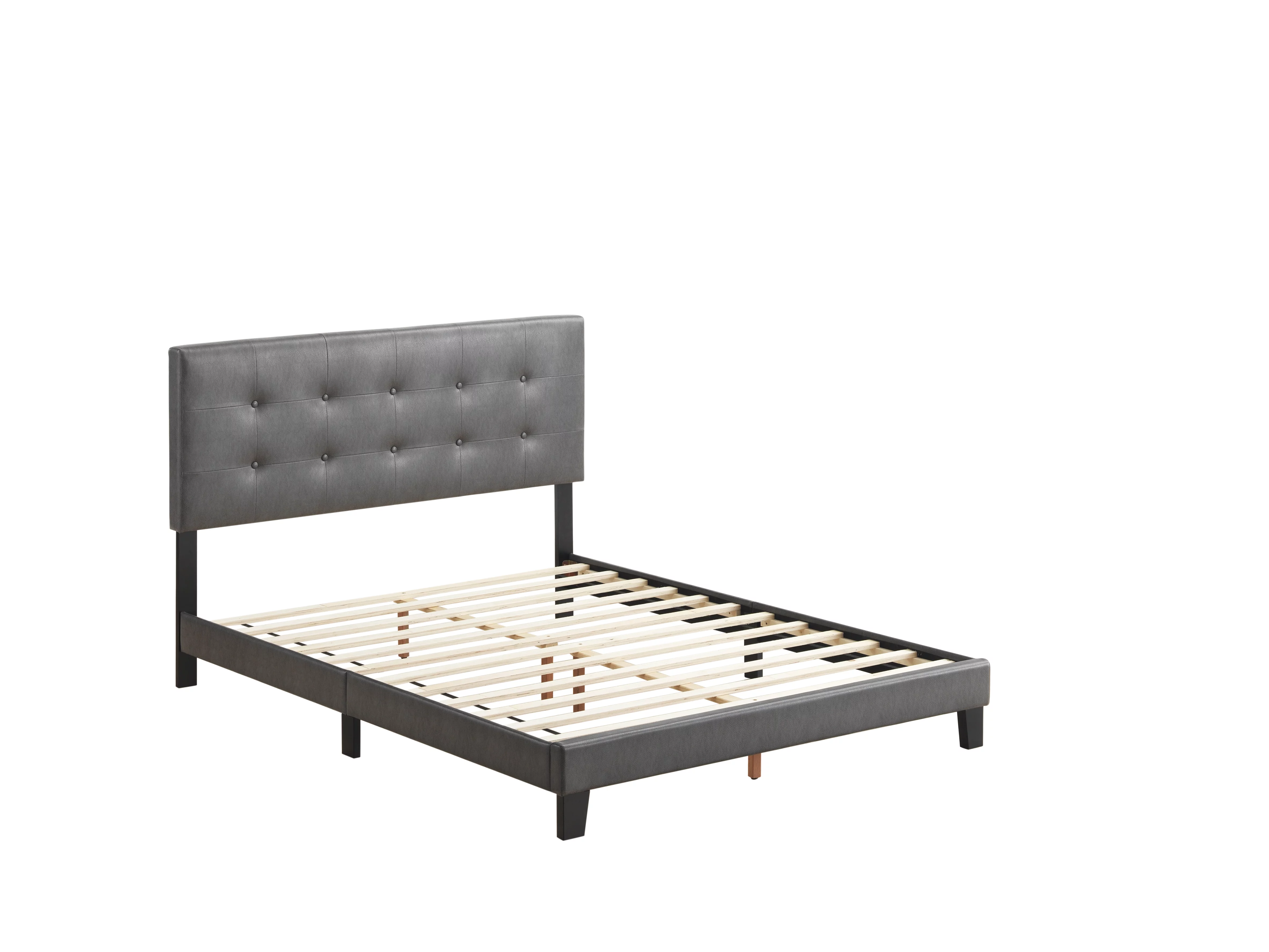 Crown Mark ANDI QUEEN PLATFORM BED WITH ADJUSTABLE HEADBOARD