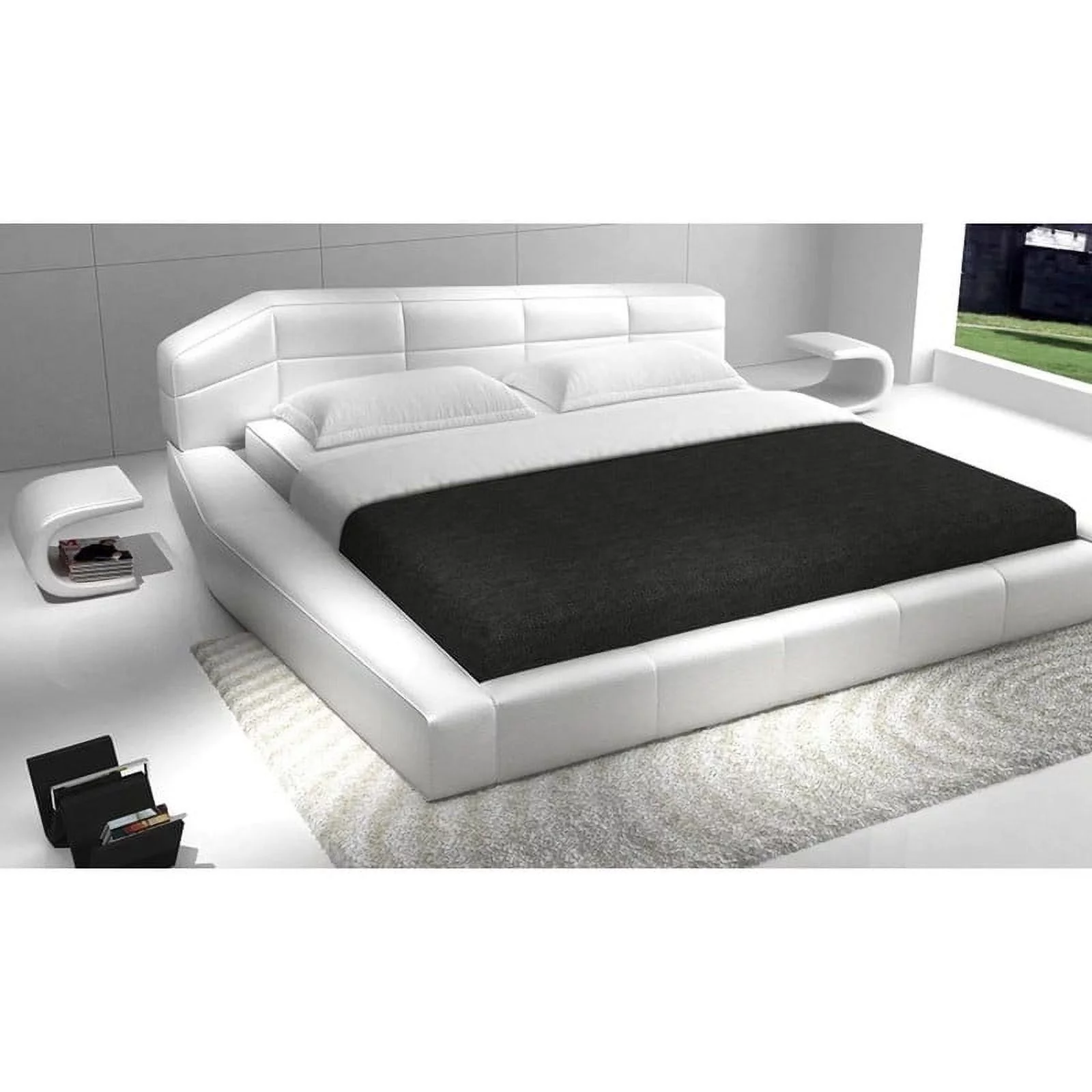 Dream Modern 3-Piece Bedroom in White, Queen Size Set
