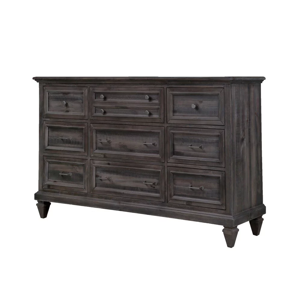 Carbon Loft  Habersberger Black Pine Drawer Dresser