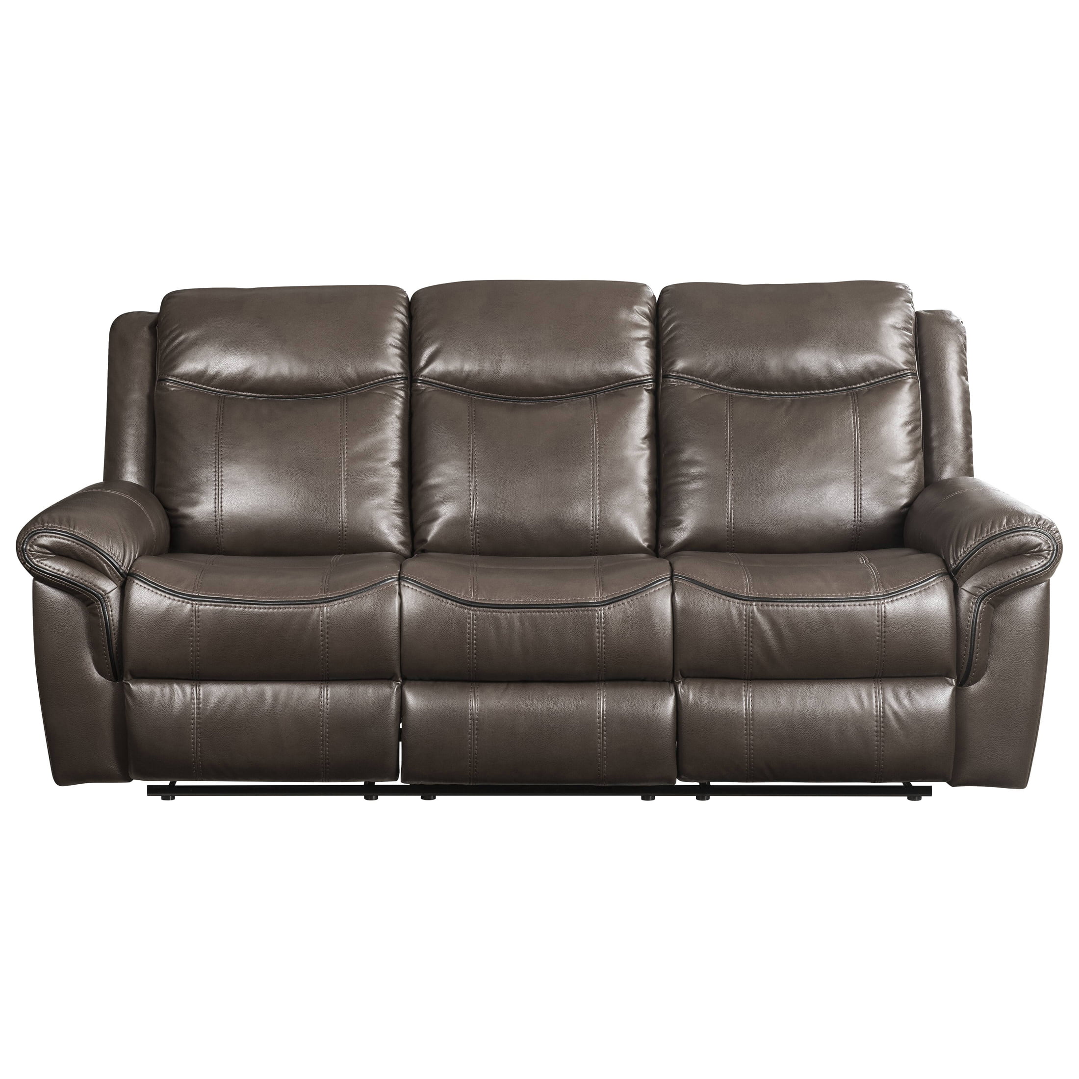 ACME Lydia Motion Sofa with USB Port in Brown Leather Aire