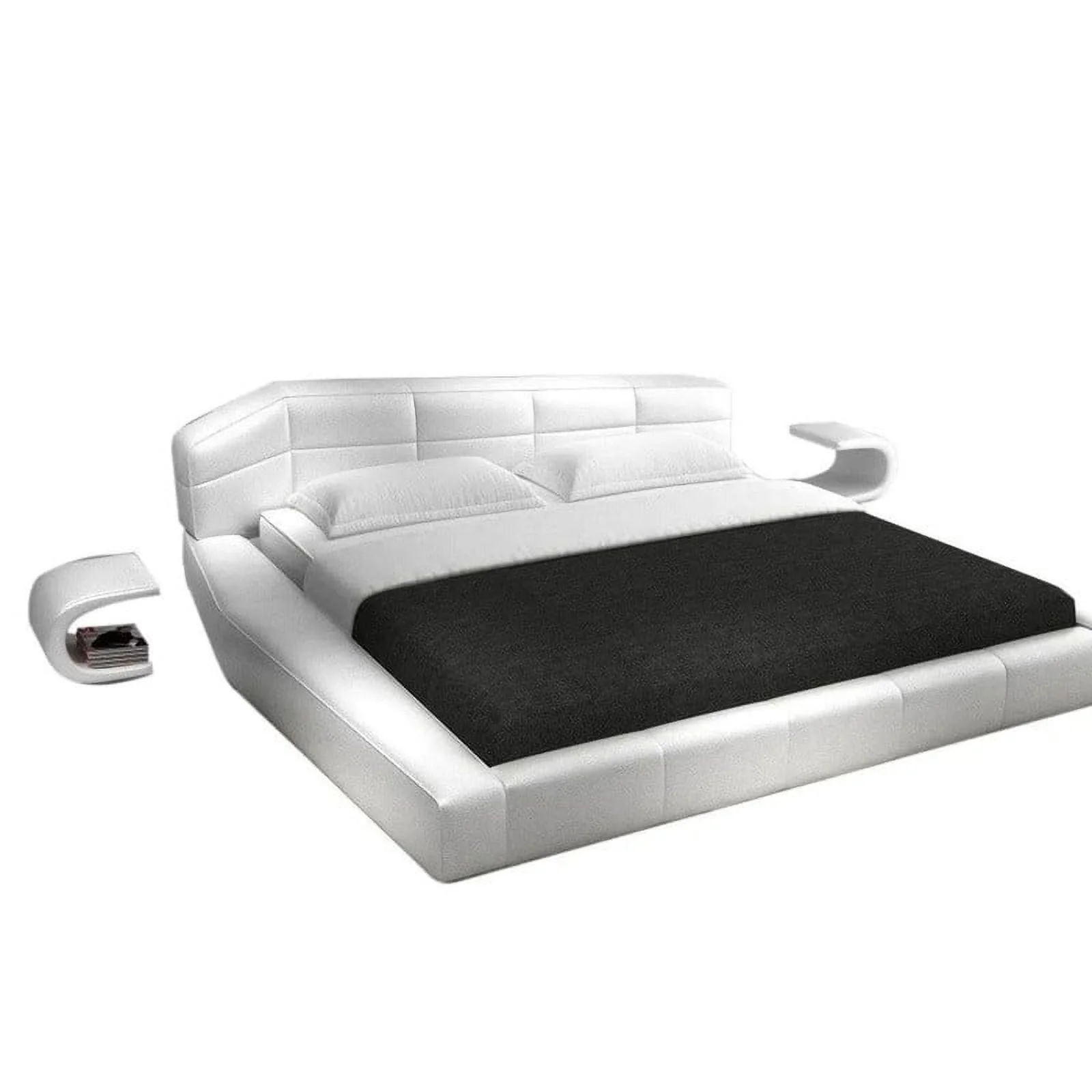 Dream Modern 3-Piece Bedroom in White, Queen Size Set