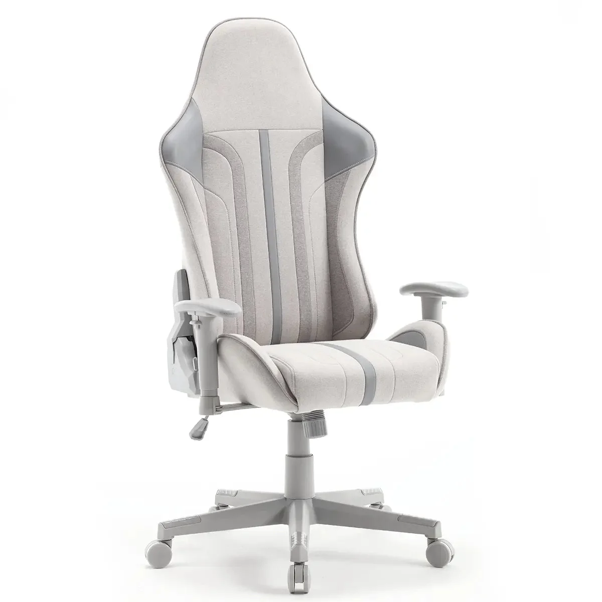 X Rocker Mysa PC Gaming Chair, Gray, Gray Base, 24.4 x 27.2 x 48.4-51.2