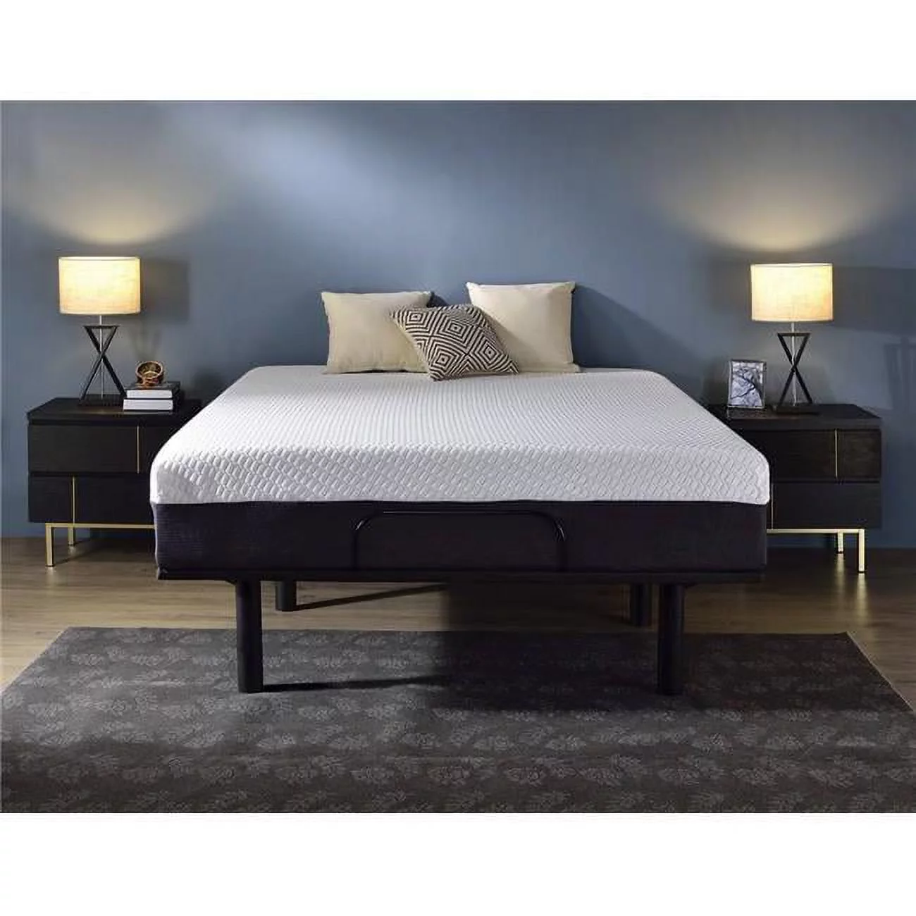 Myco Furniture Atwood Adjustable Bed Base, Full Size