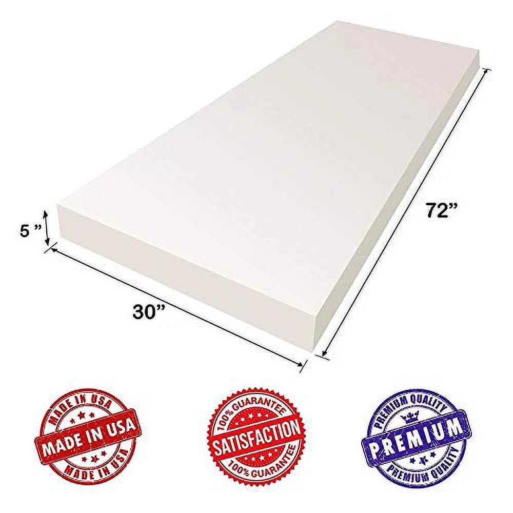 AK TRADING CO. Upholstery Foam Cushion (Seat Replacement, Upholstery Sheet, Foam Padding) - 5