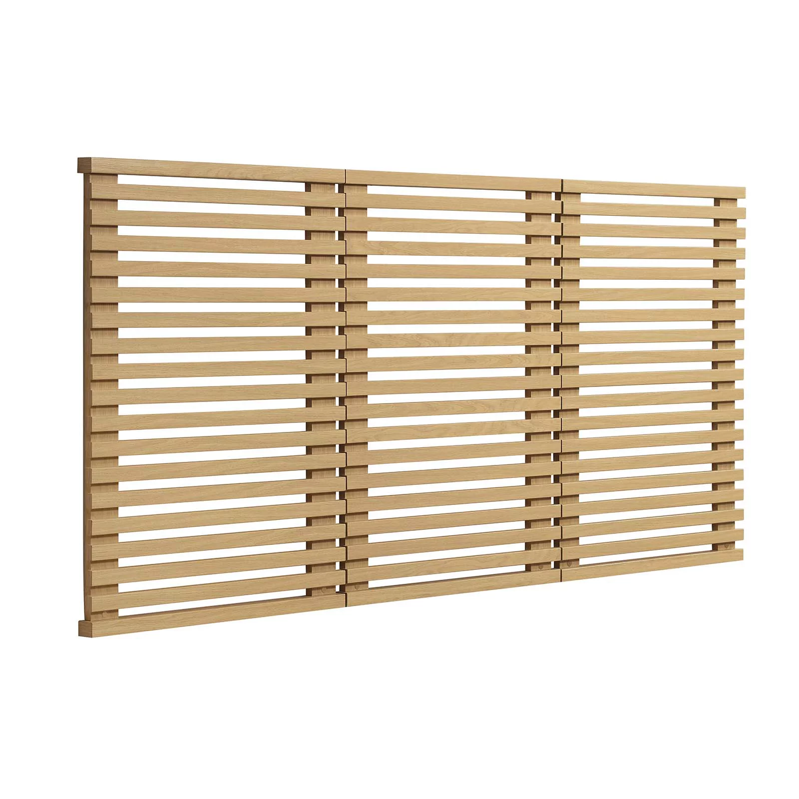 Modway Render Wall Mount Queen Headboard in Oak