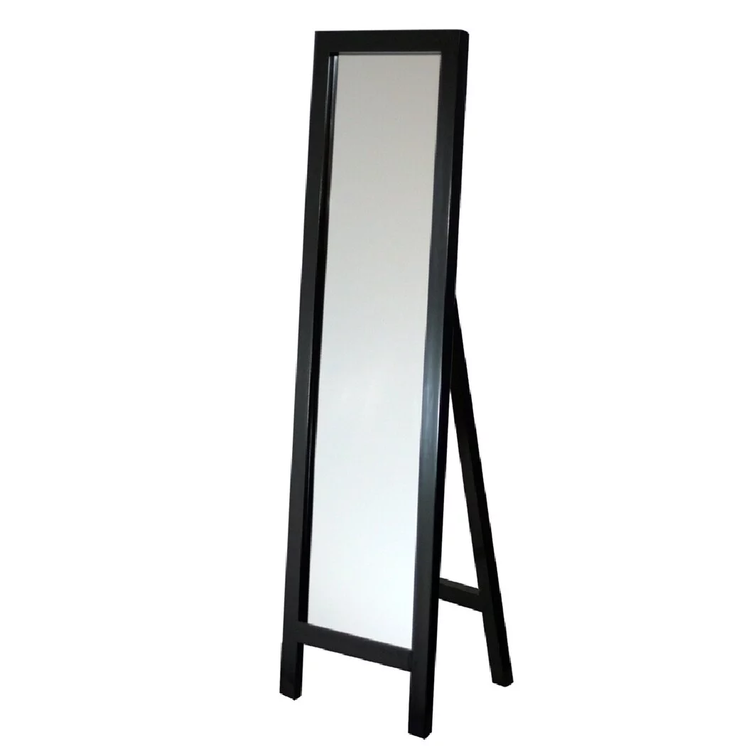 Head West Full Length Mirror with Stand - Full Body Mirror for Bedroom and Dressing Room -  Elegant Dark Espresso Free Standing Easel Dresser Mirror - 18