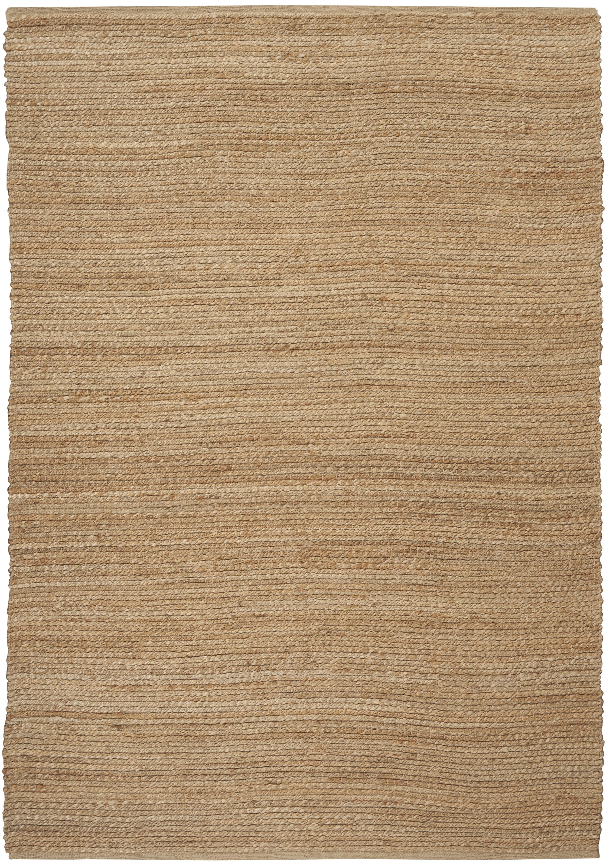 Nourison Natural Jute Solid Natural 5' x 7' Area Rug (5x7)