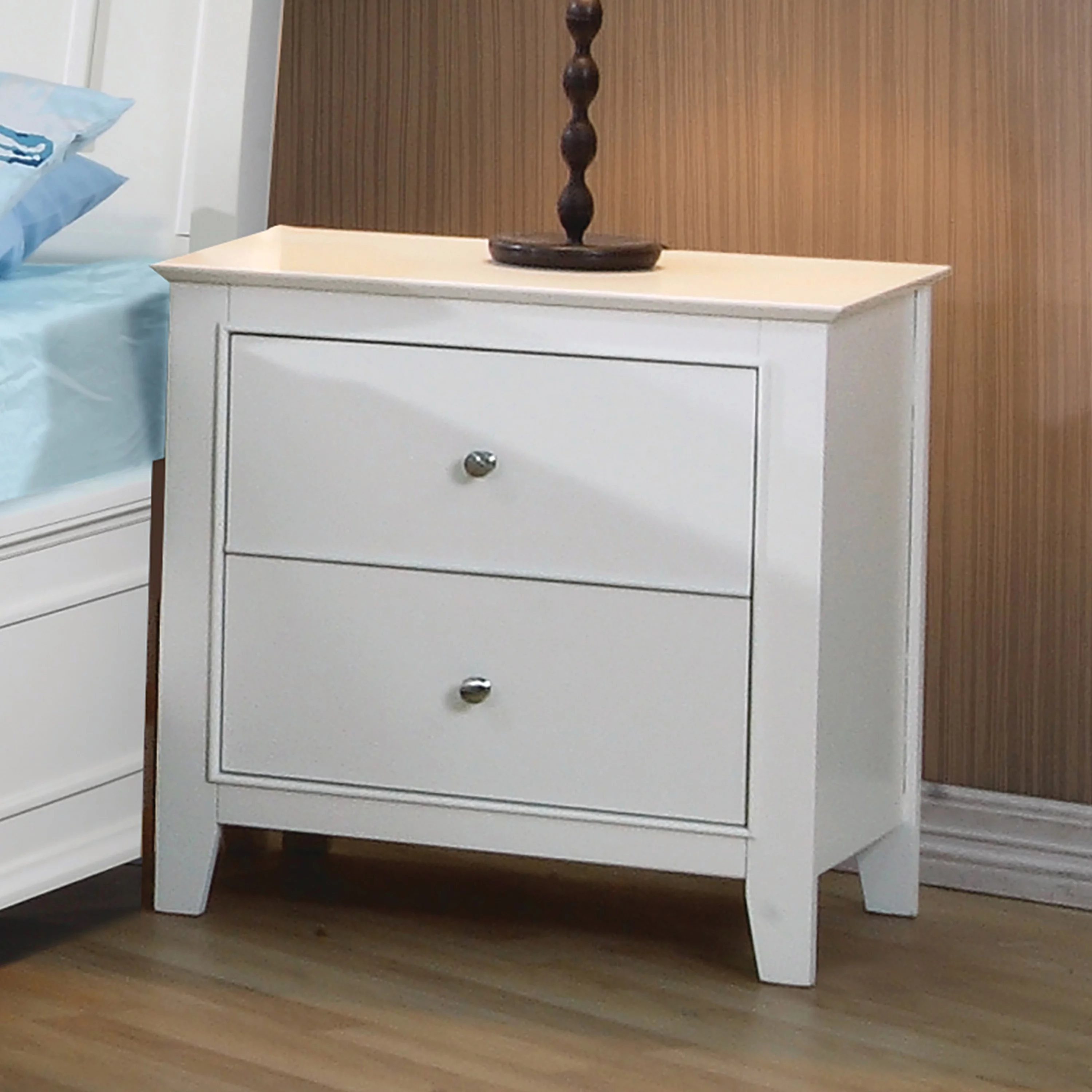 Selena Storage Bedroom Set with Sleigh Headboard Buttermilk