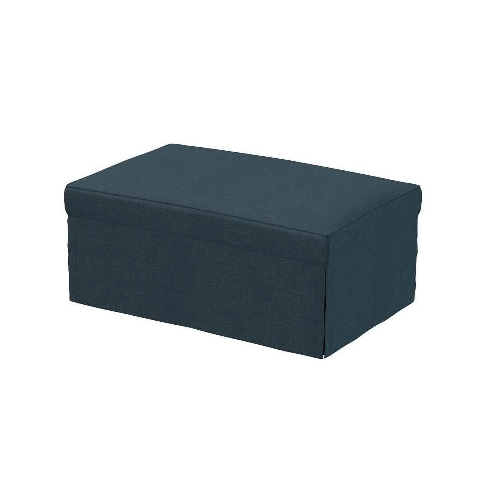 Relax A Lounger Amare Convertible Ottoman in Navy Blue Fabric Upholstery
