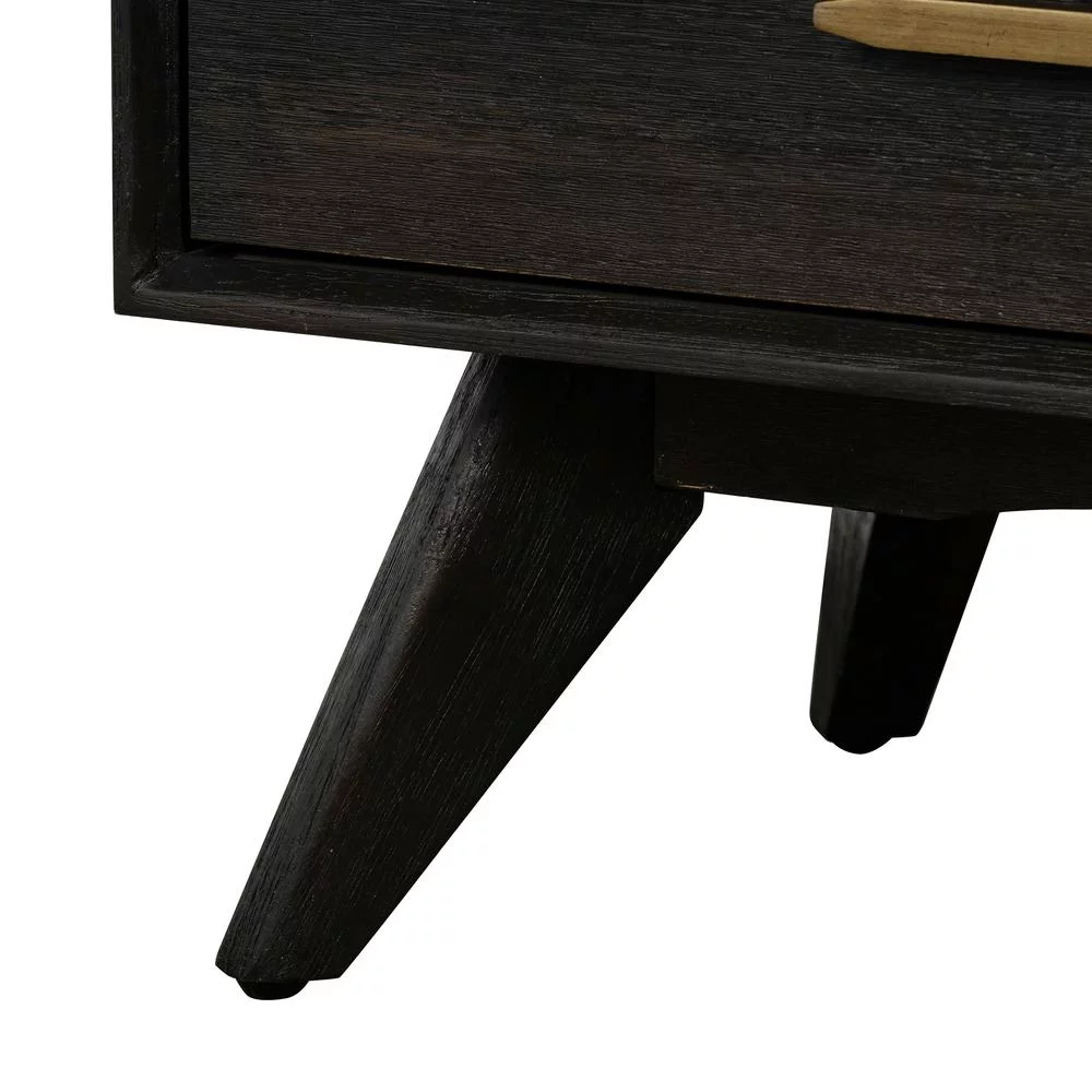 Baly 4 Piece Acacia King Platform Bedroom Set with Dresser and Nightstands