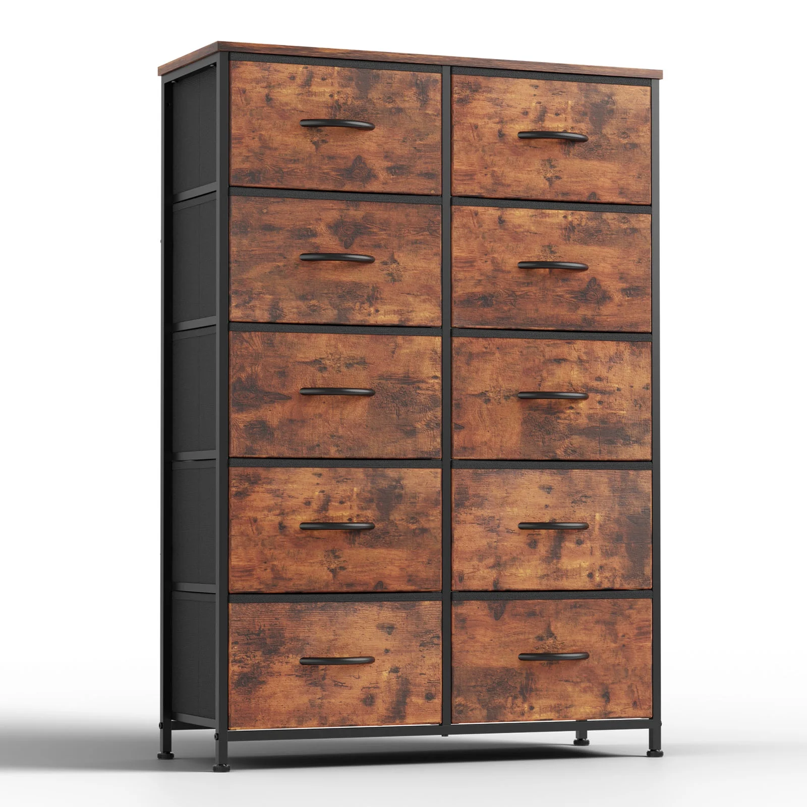 CoSoTower Dresser for Bedroom Storage Drawers, Fabric Storage Tower with 12 Drawers Sturdy Metal Frame