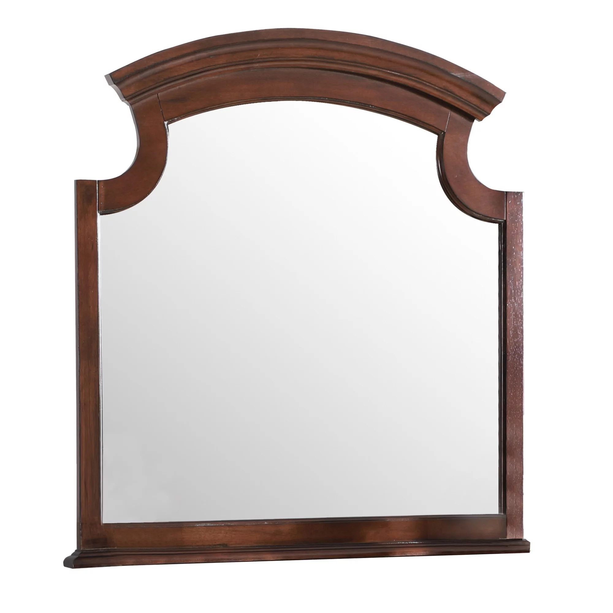 Passion Furniture  Summit 43 x 44 in. Modern Arch Framed Dresser Mirror