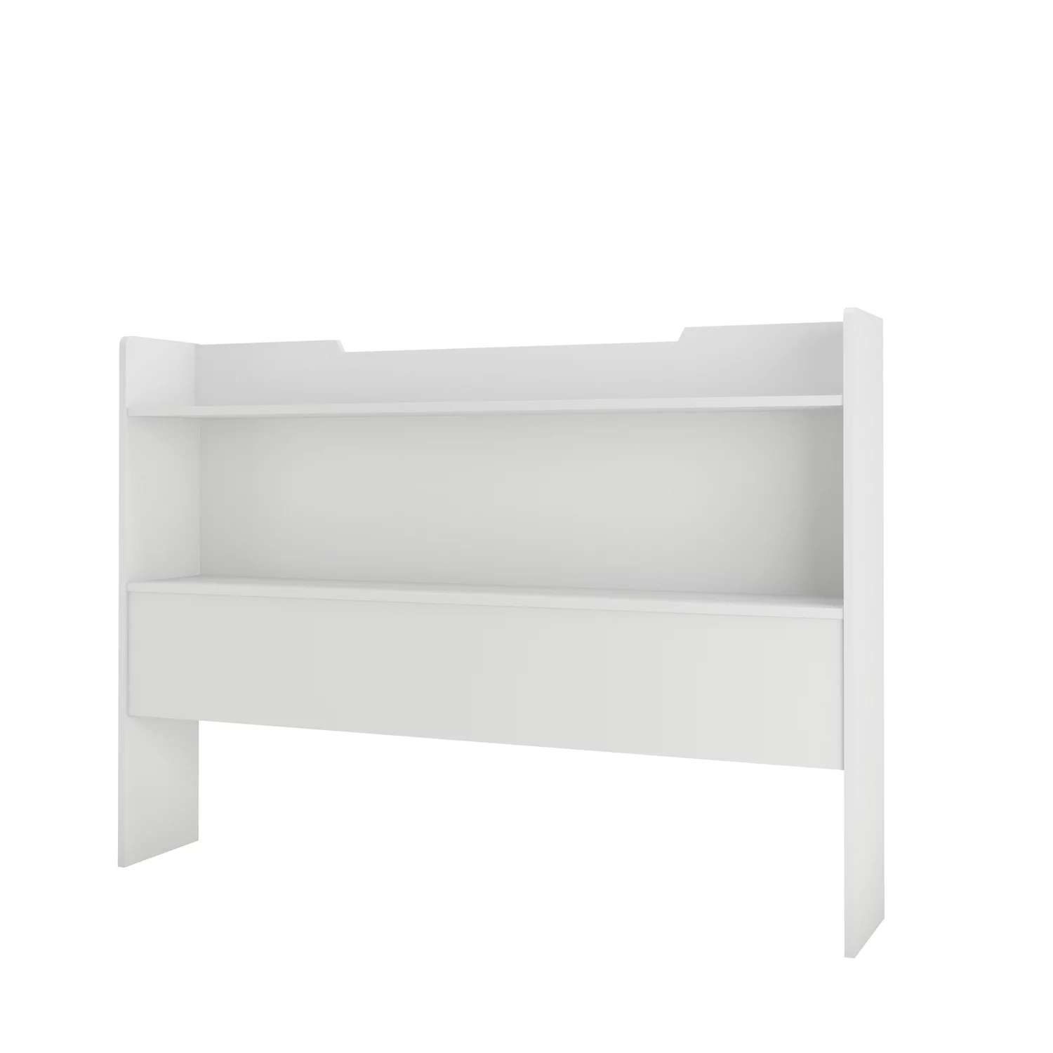 Homestock Eclectic Elegance 346303 Full Size Storage Headboard, White