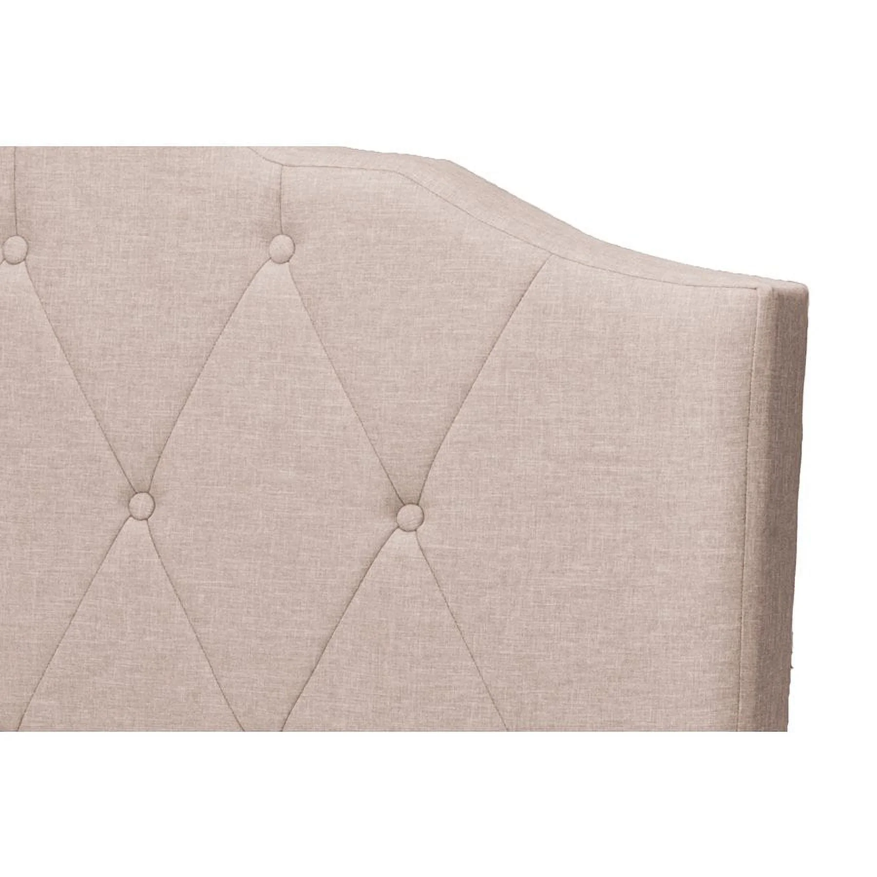 Juliet Upholstered King Bed in Brown