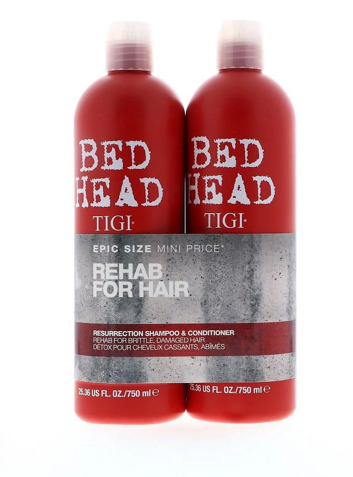 TIGI Bed Head Urban Antidotes Resurrection Moisturizing Nourishing Daily Shampoo & Conditioner, Full Size Set, 2 Piece