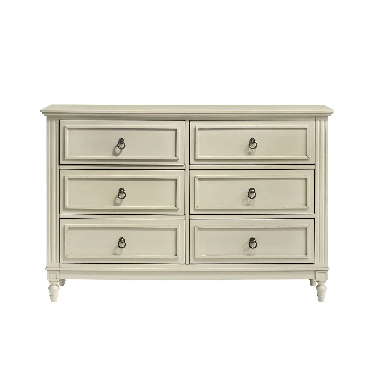 Picket House Furnishings Gia 6-Drawer Dresser in White