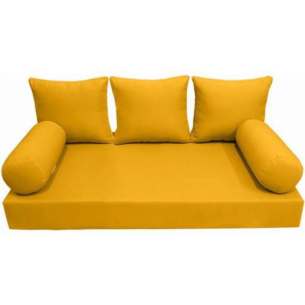 MH GLOBAL |SLIPCOVER |S3 Outdoor Daybed Mattress Bolster Backrest Cushion Covers Knife Edge AD108