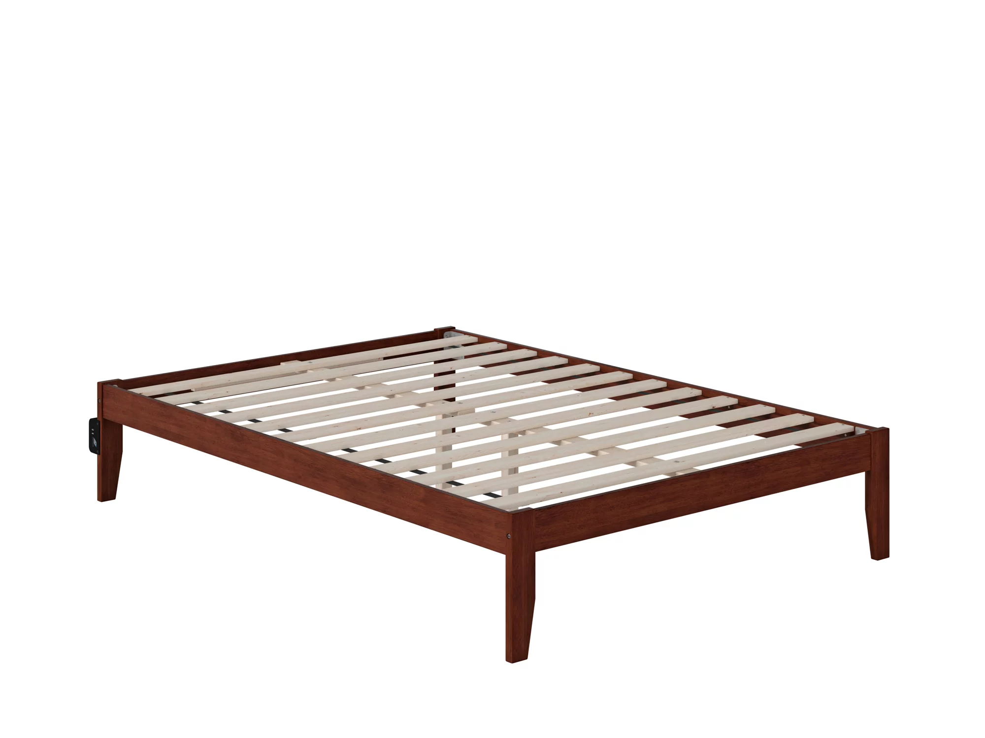 Colorado Full Bed in Walnut with USB Turbo Charger