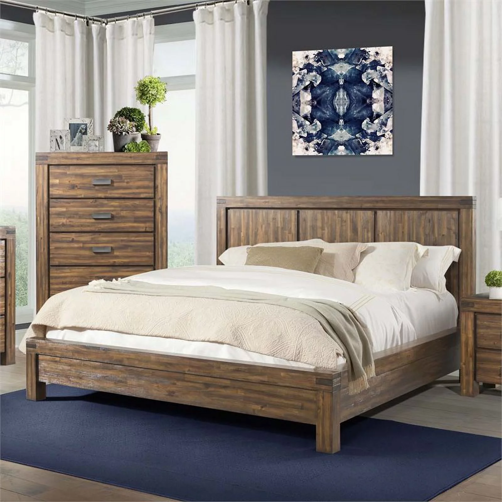 Picket House Joel King Platform Bed