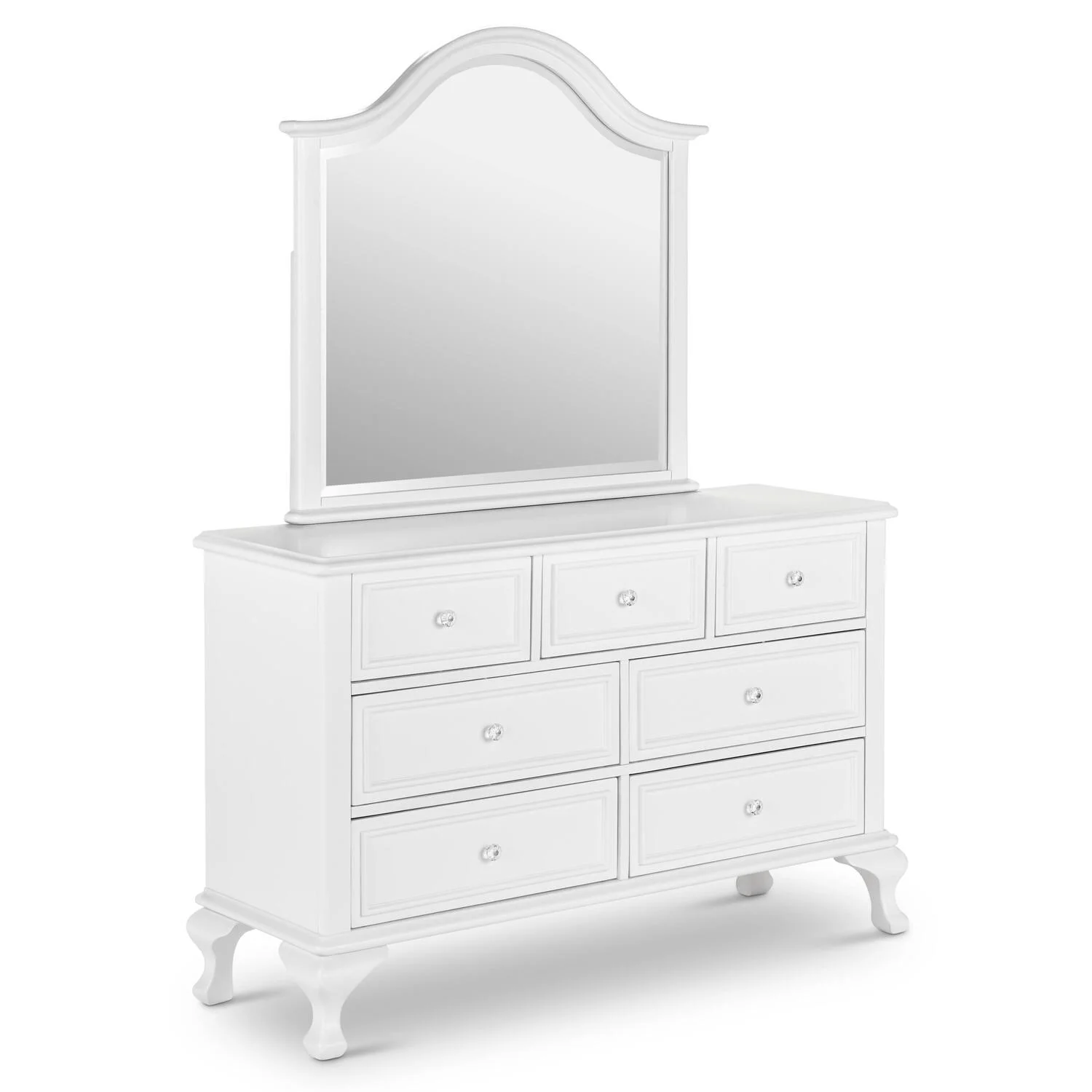 Picket House Furnishings Jenna 6 Piece Full Bedroom Set in White