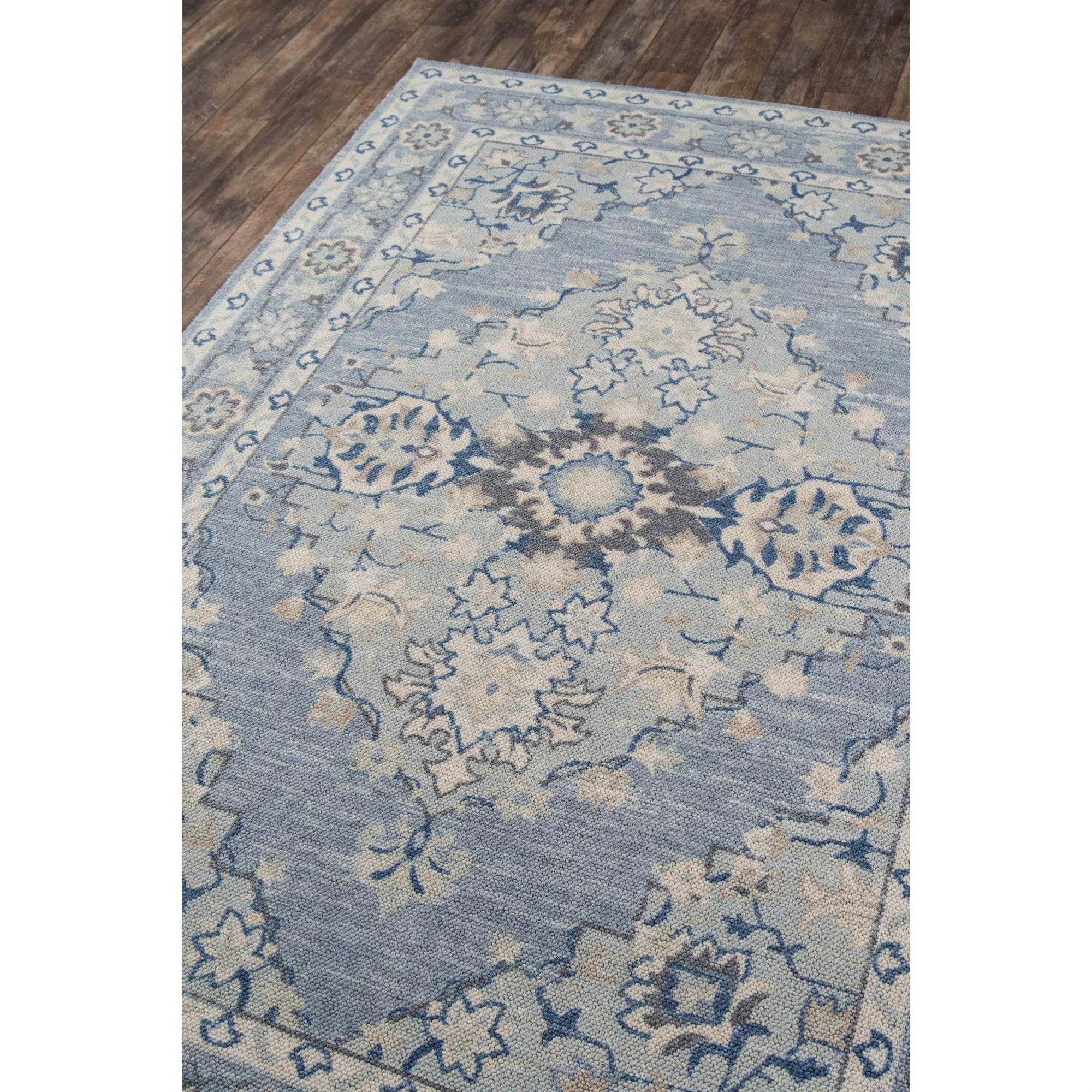 Momeni Anatolia Traditional Wool and Nylon Blue Area Rug 3'3