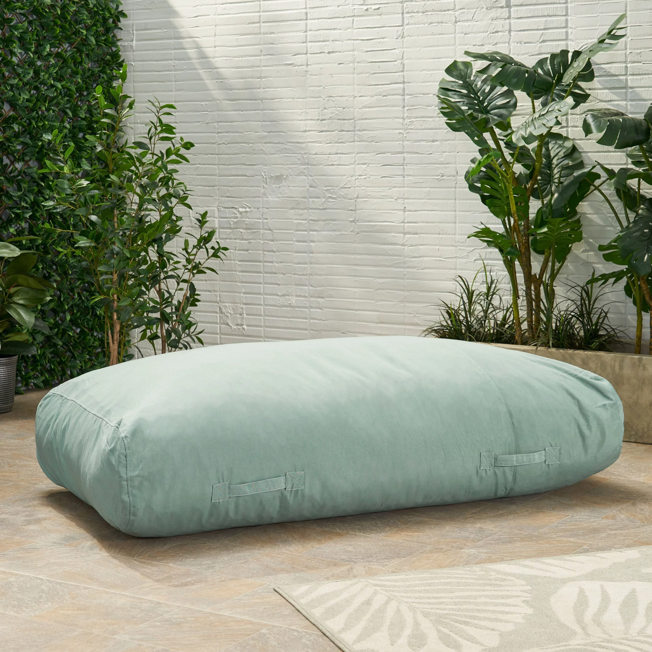 Christopher Knight Home Carol Outdoor 6'x3' Floor Lounger Cushion by Teal