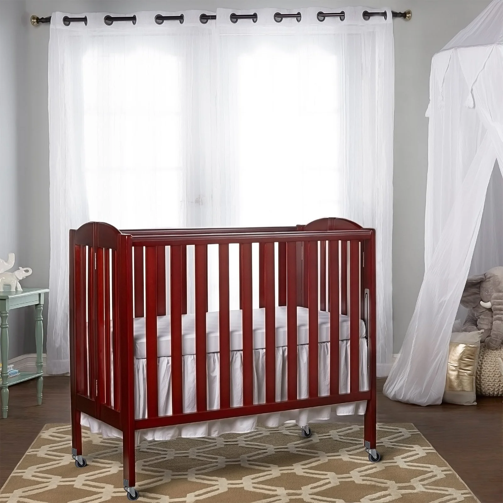 Dream On Me Dream On Me Folding Portable Crib with Mattress