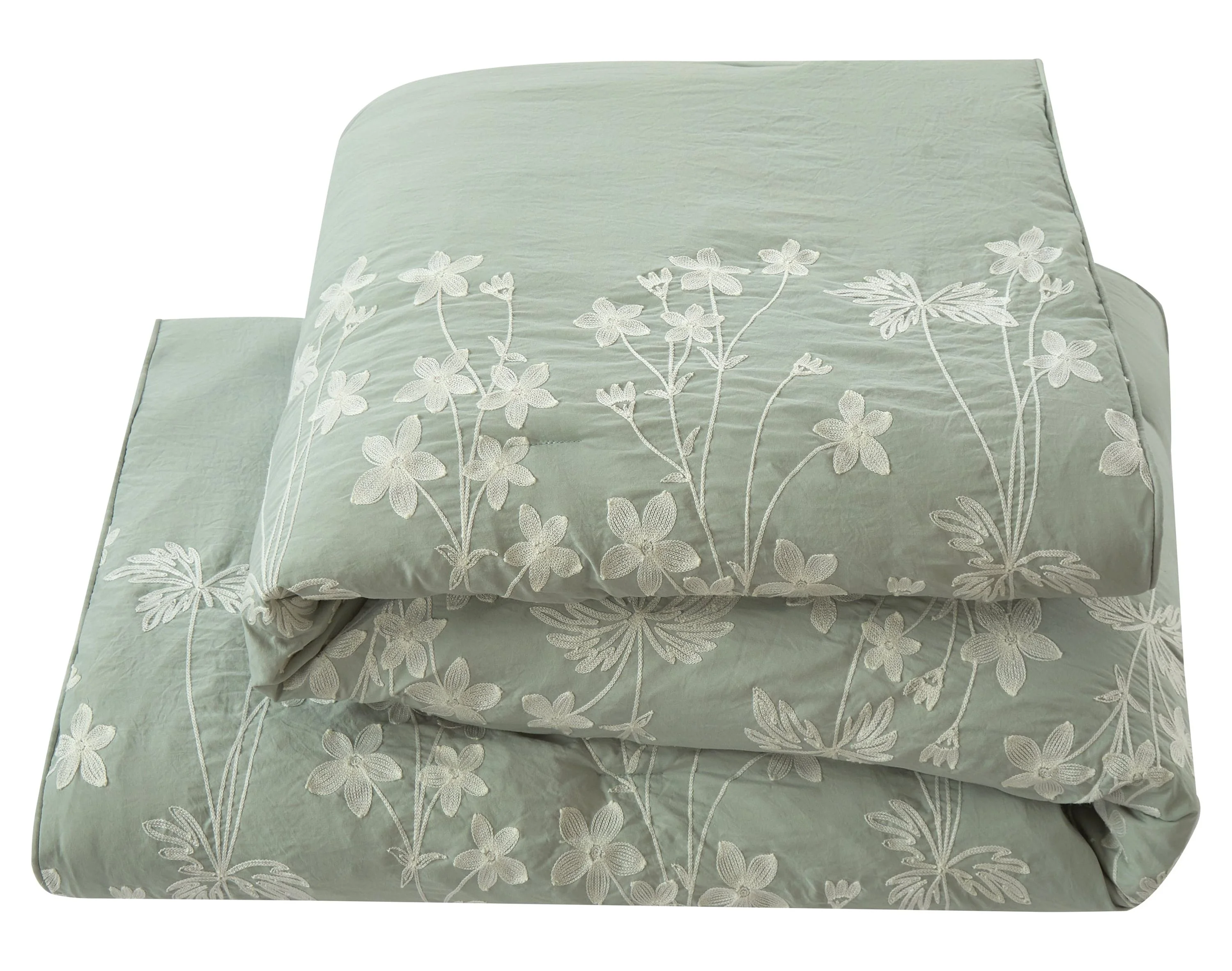 Better Homes & Gardens Sage Celine 12 Piece Pre Washed Bed in a Bag, King