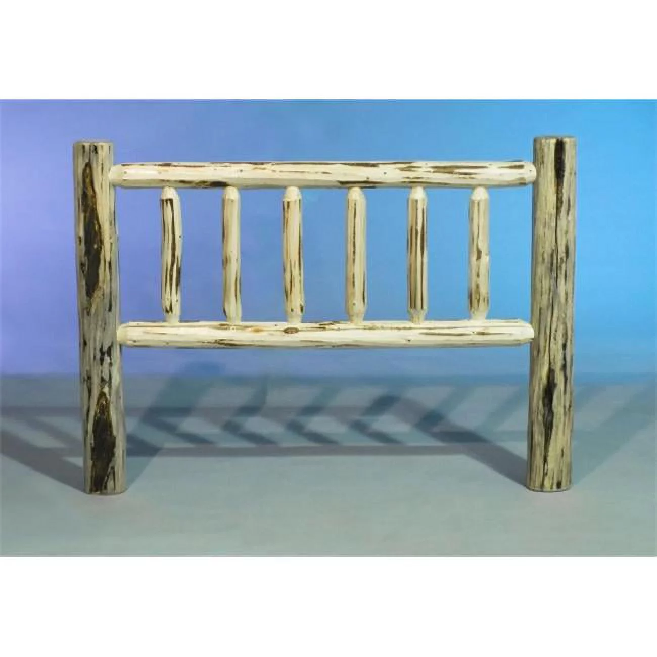 Montana Woodworks Eastern King Log Headboard - Ready To Finish - Queen