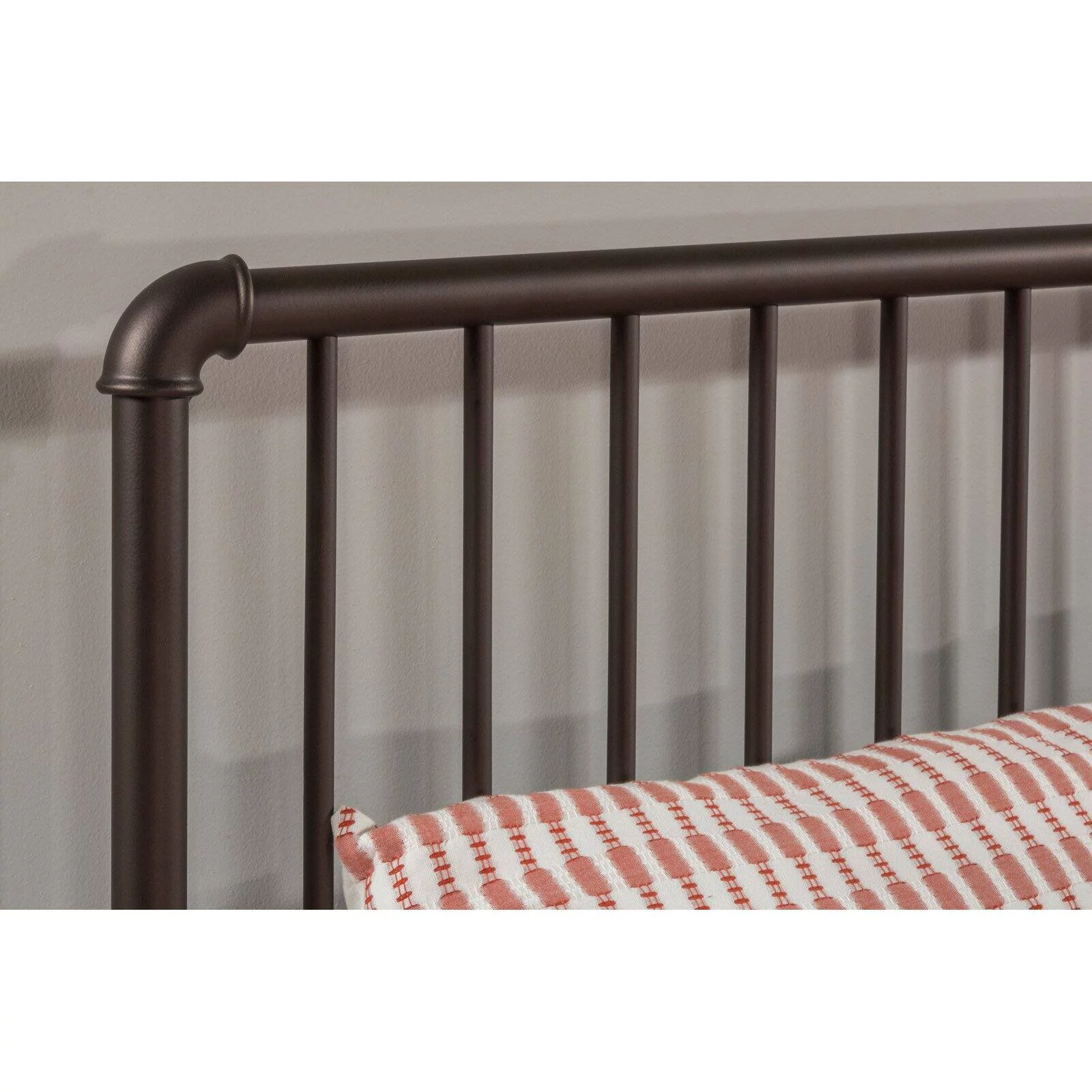 Hillsdale Furniture Brandi Metal Spindle Full Headboard, Oiled Bronze Finish