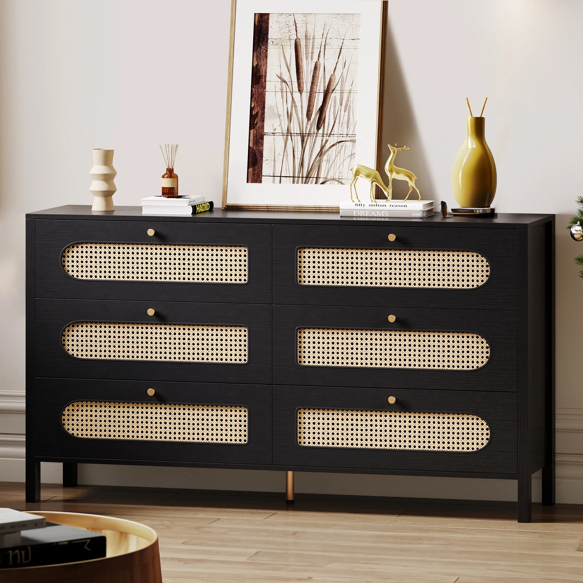DWVO 6 Drawer Dresser, 47