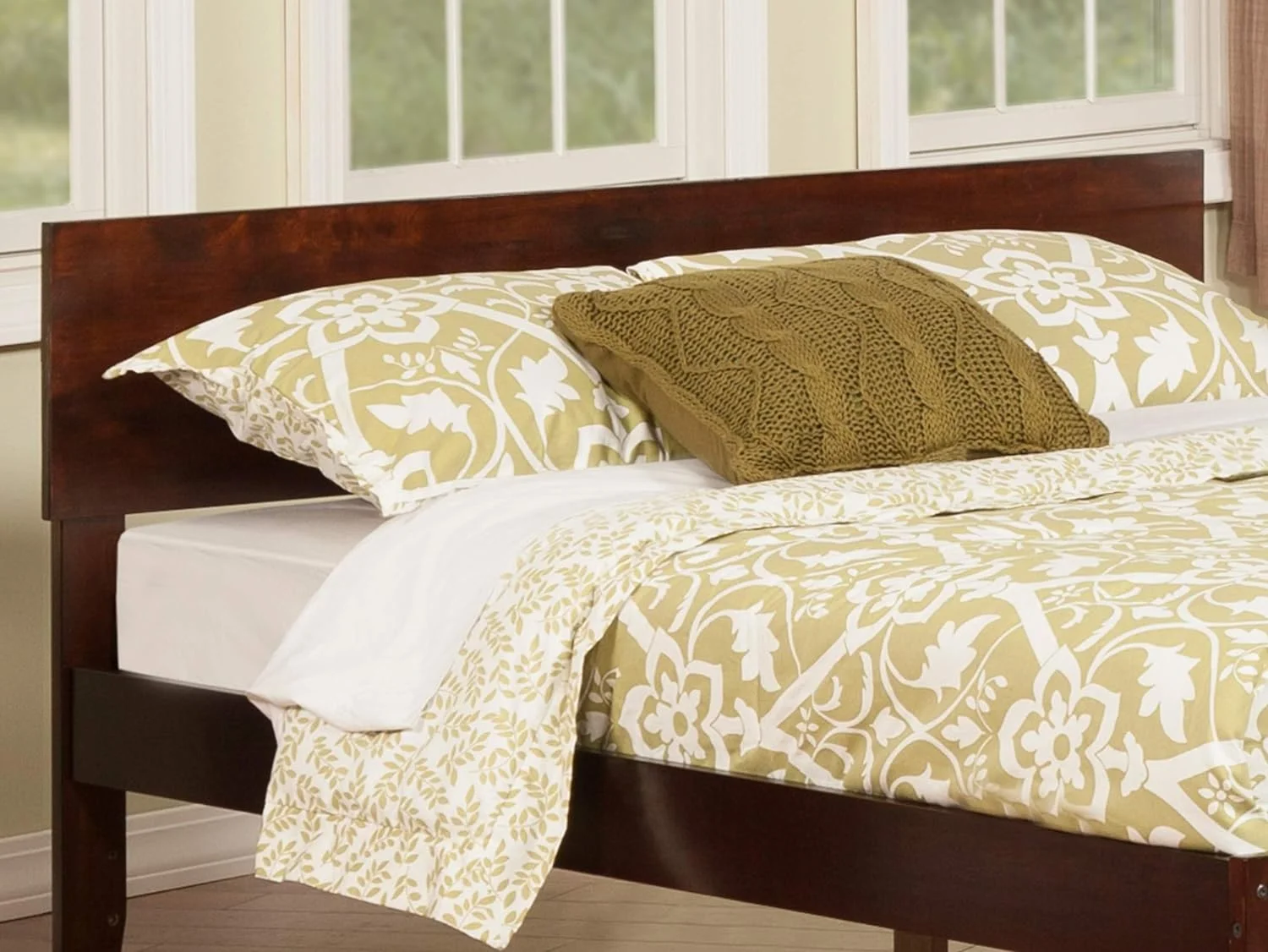 Atlantic Furniture R-181834 Headboard, Full, Walnut