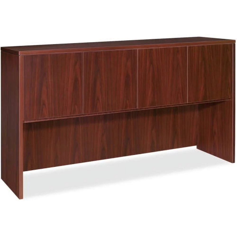 Lorell Essentials Hutch with Doors 66.1