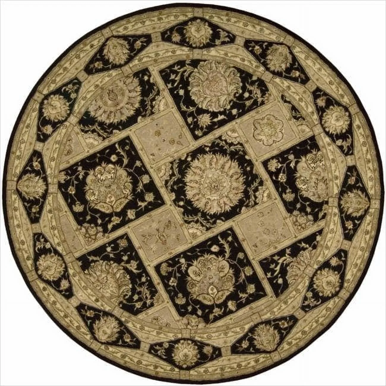 Nourison Hand-tufted Area Rug Black 7'9