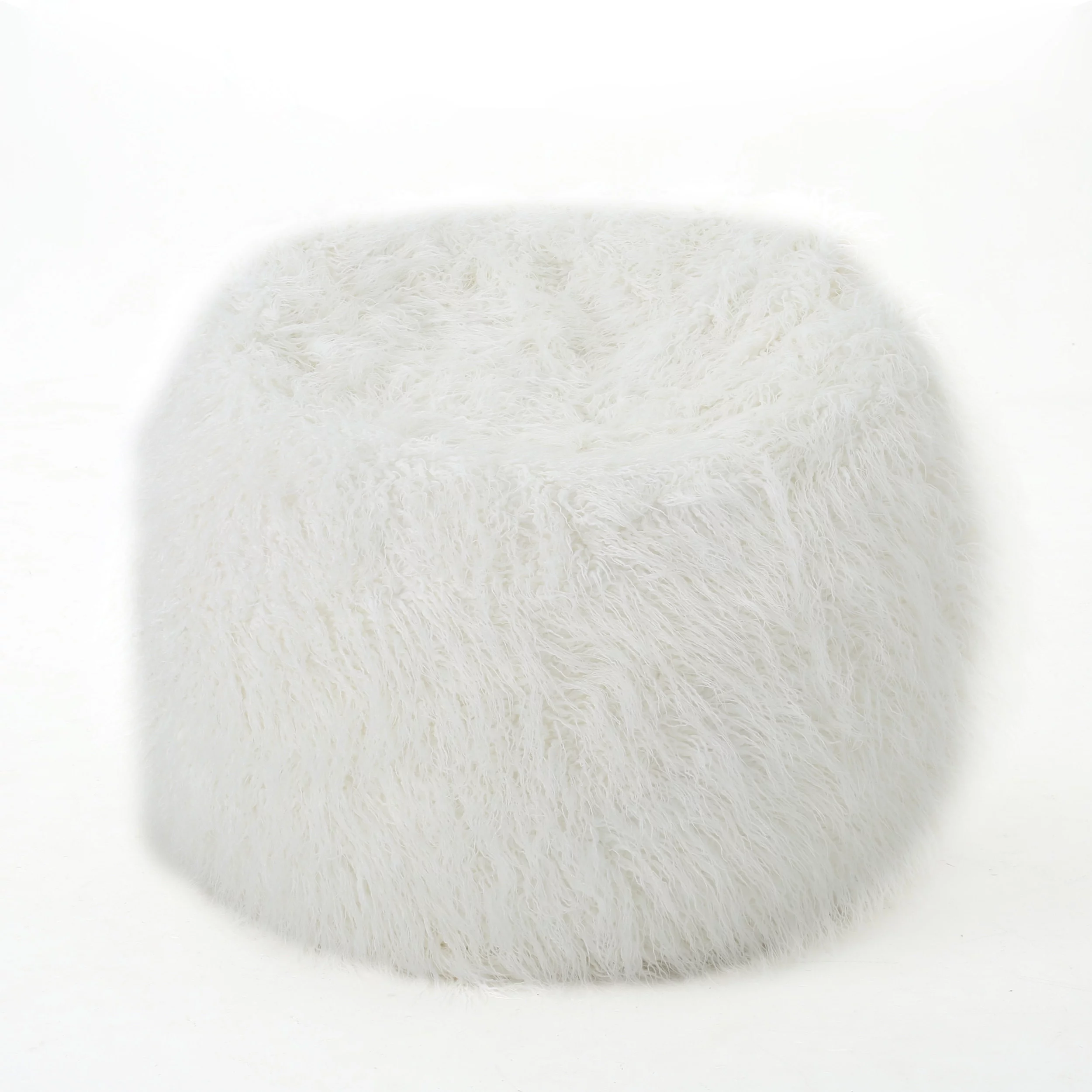 GDF Studio Lycus Bean Bag Chair, White
