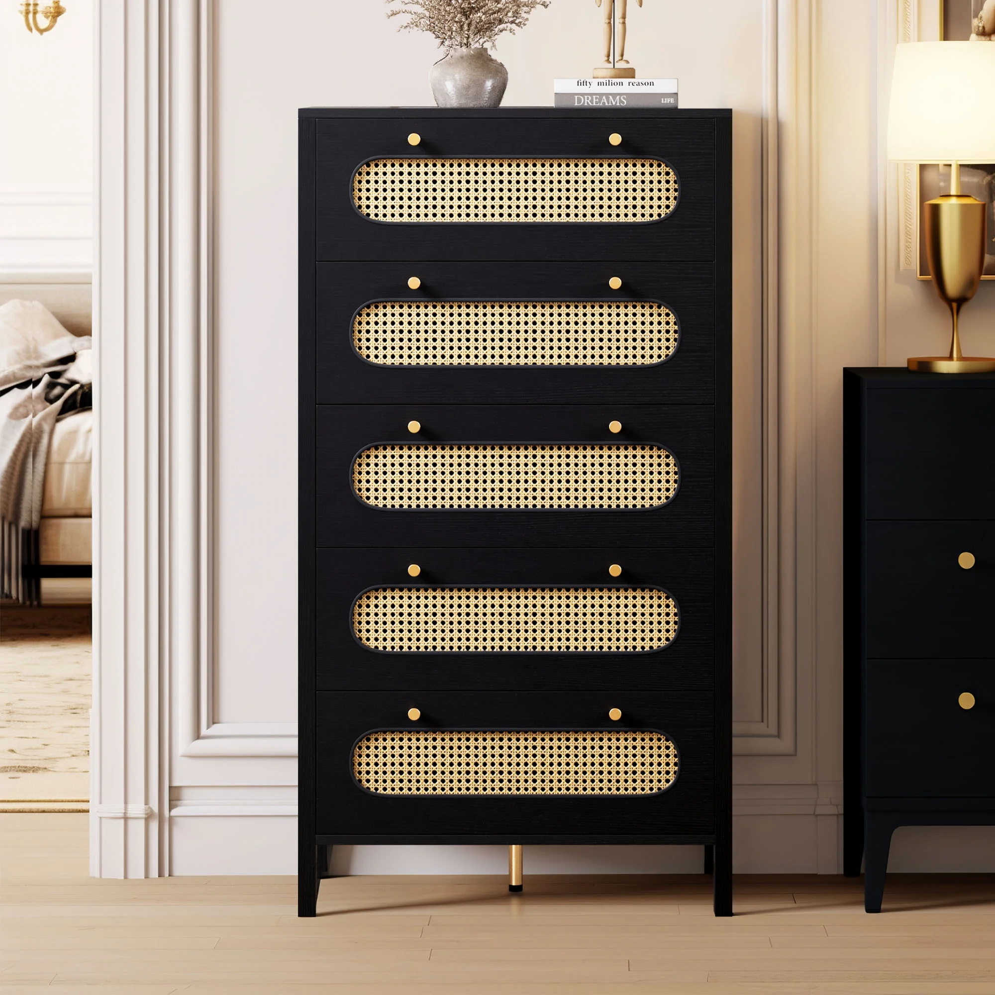 DWVO 5 Drawer Dresser, 47