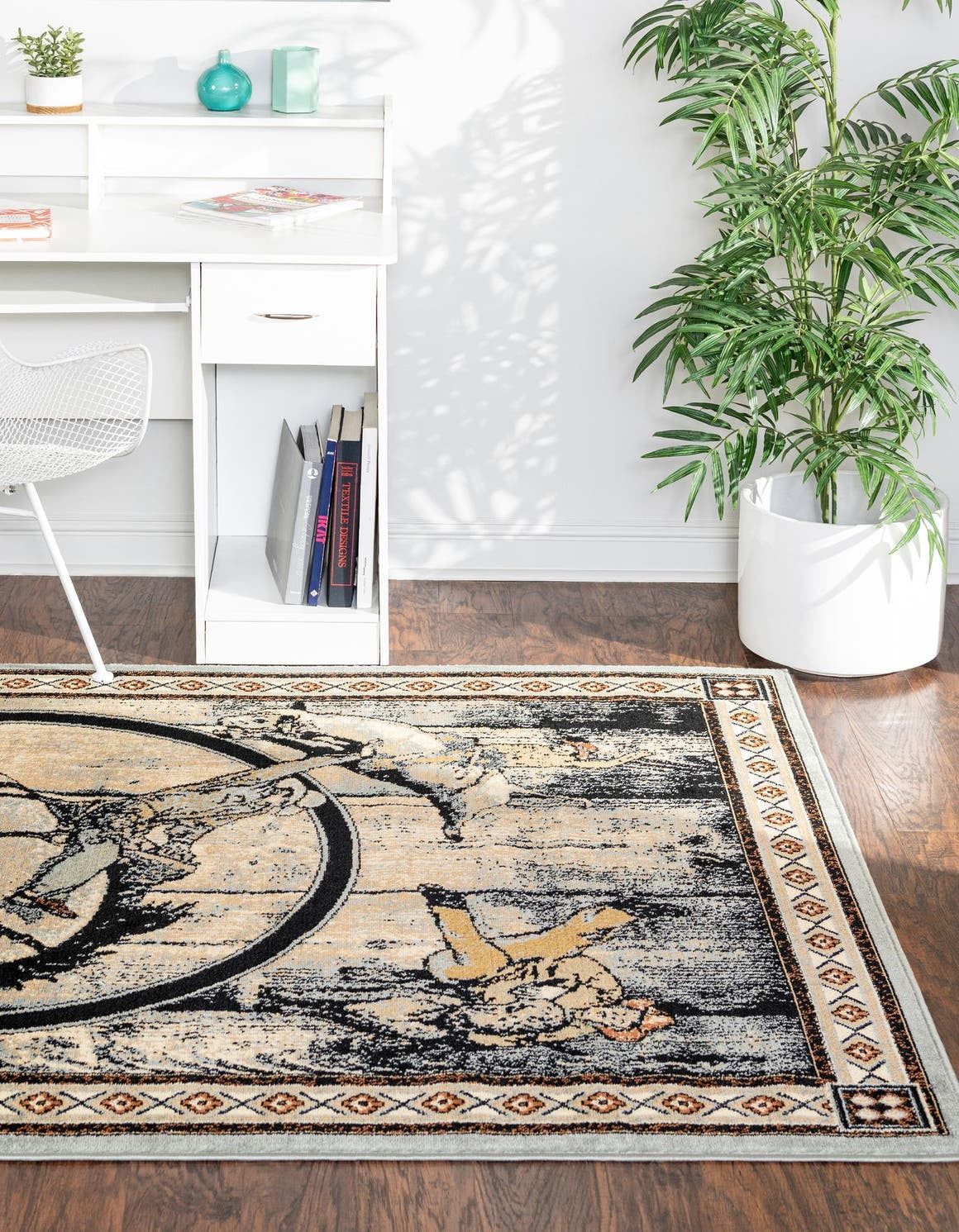 Unique Loom Dutton Pioneer Rug ,Rectangle,9' 0