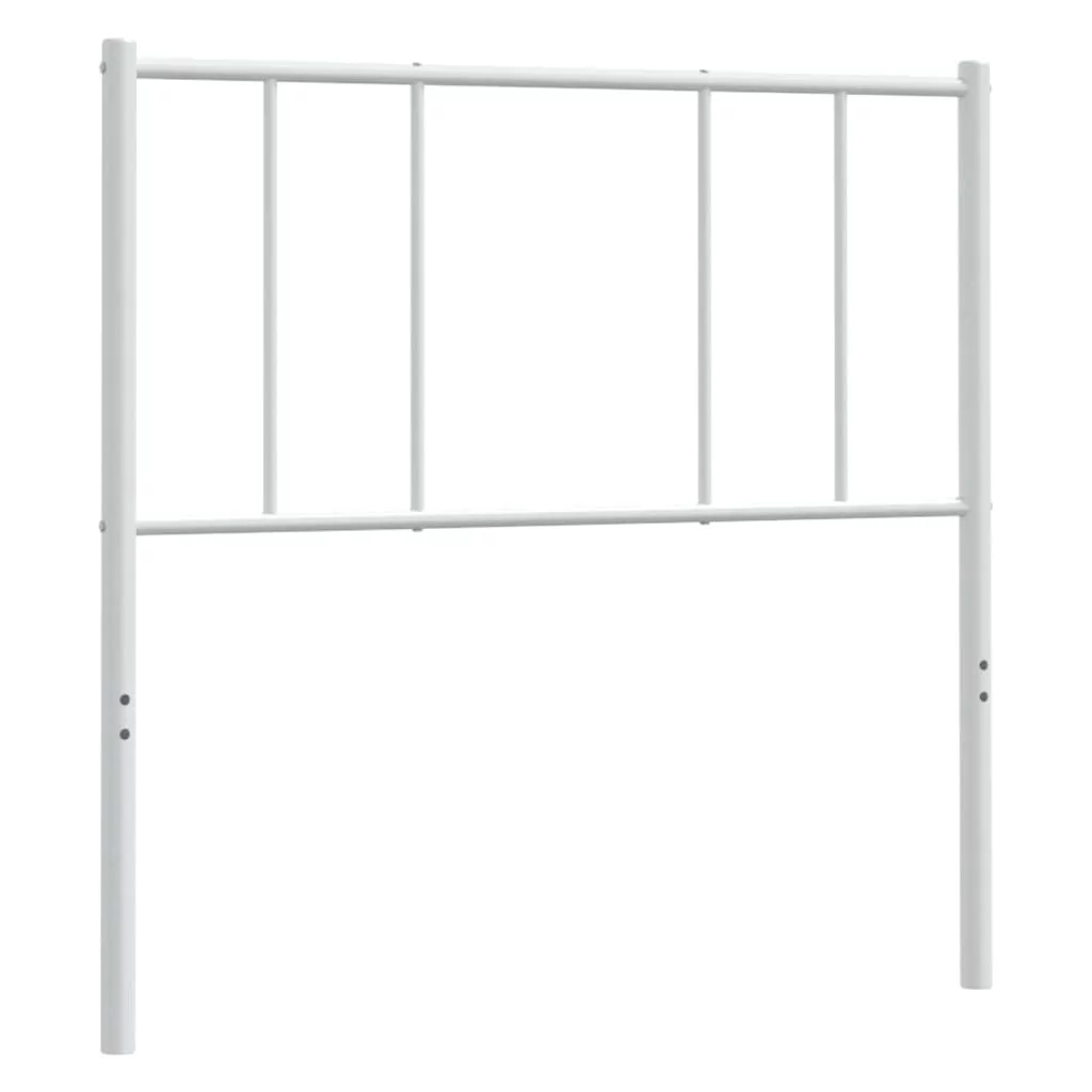 Dcenta Metal Headboard White 39.4