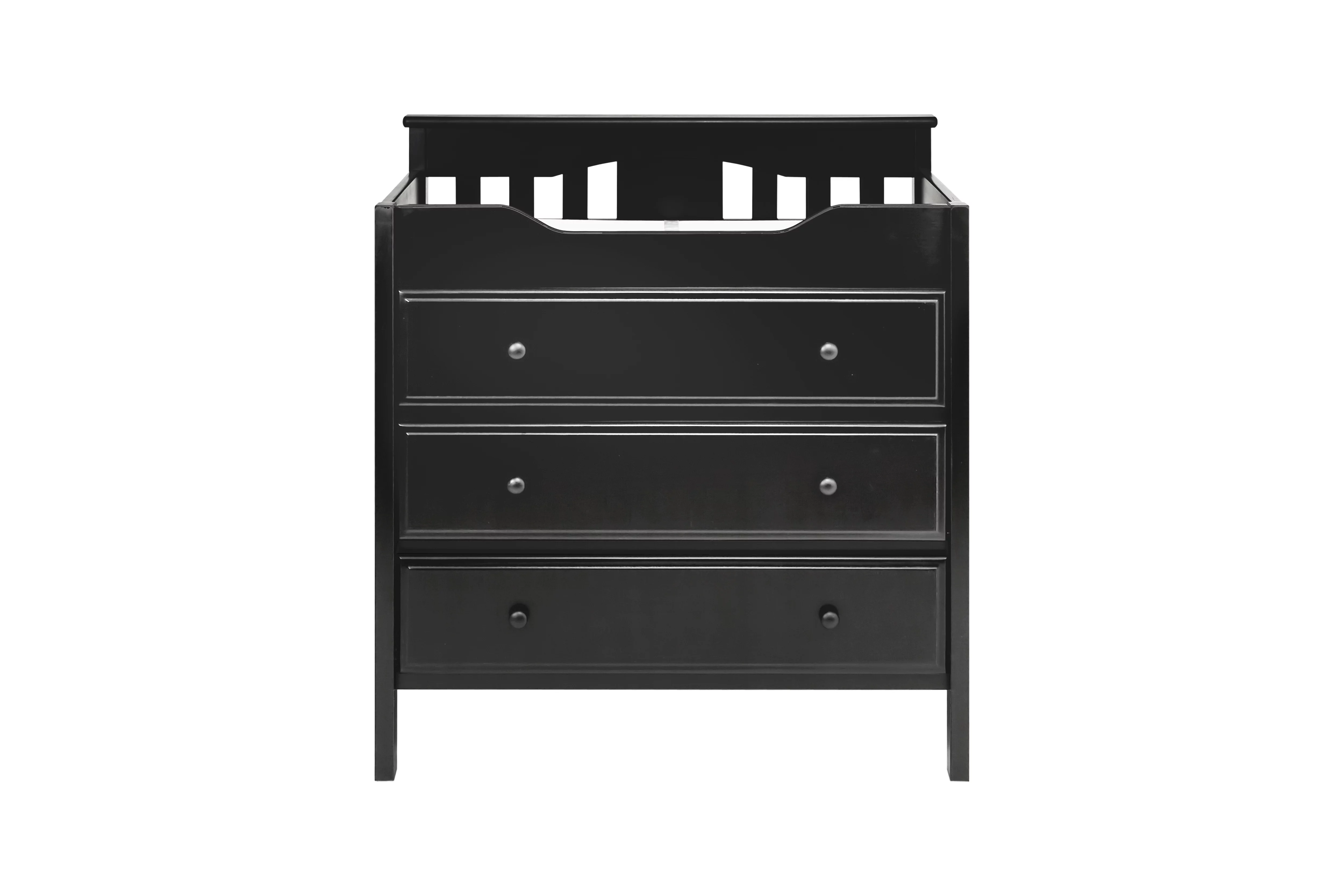 DaVinci Jayden 3-Drawer Changer Dresser in Ebony Black