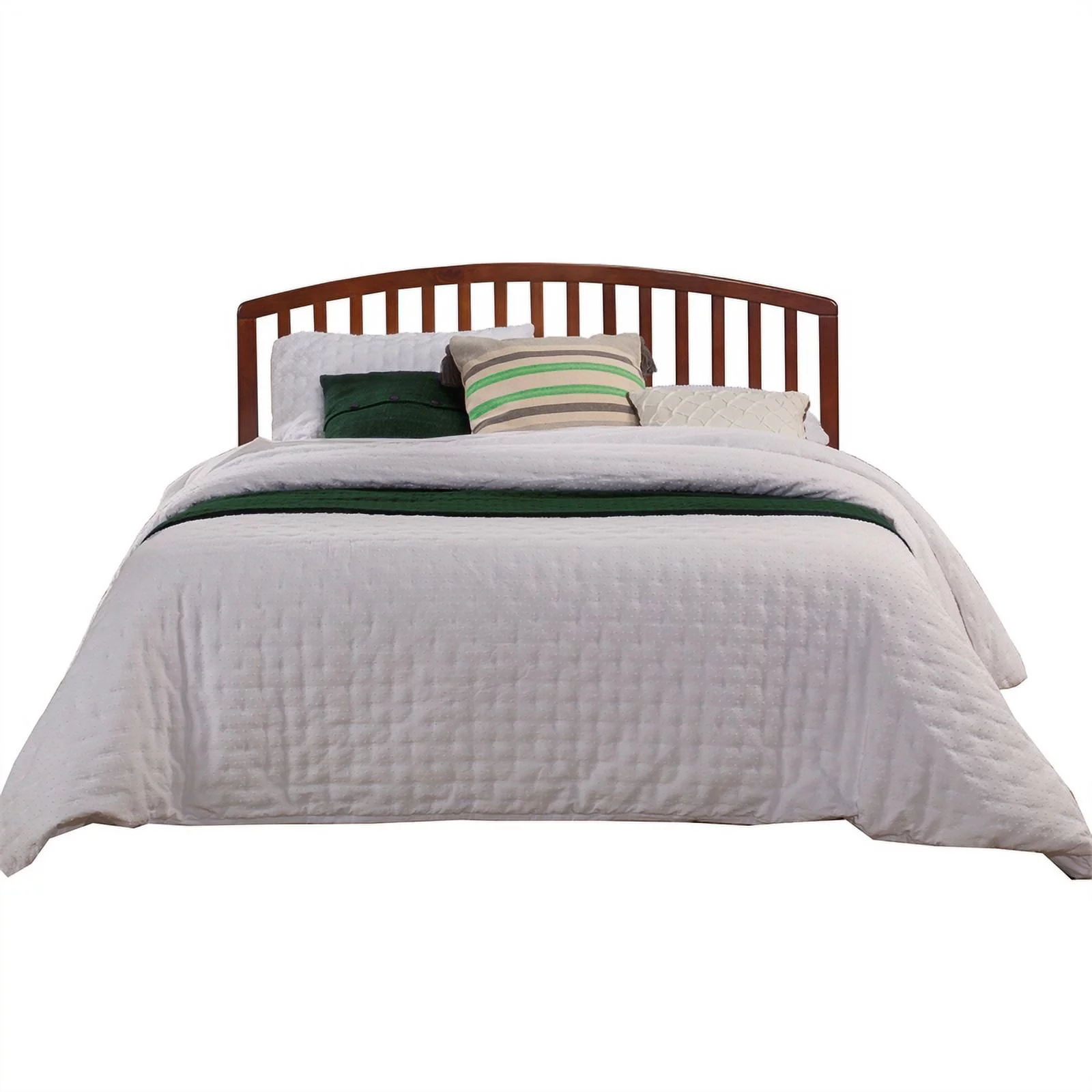 Bowery Hill Traditional Twin Spindle Headboard in Walnut