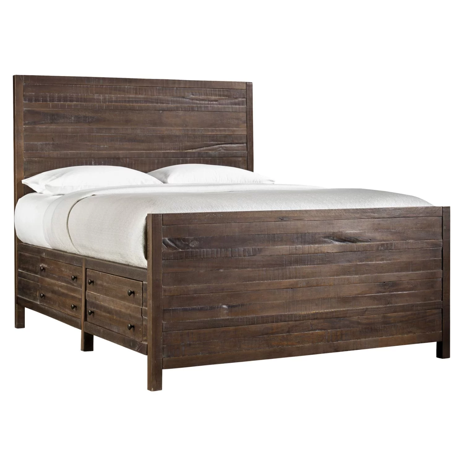 Townsend 4 PC King Storage Bedroom Set in Java