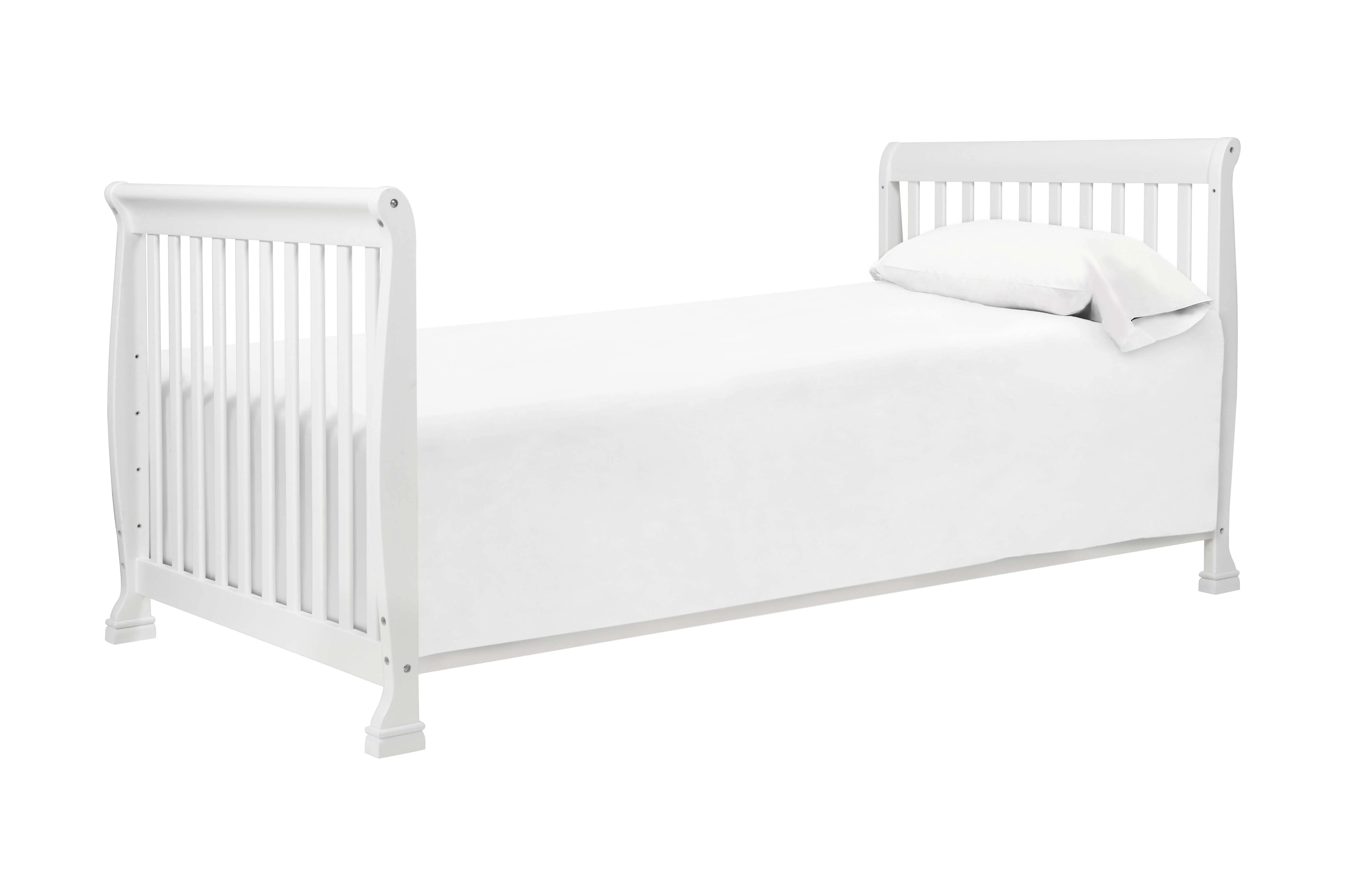 DaVinci Kalani 4-in-1 Convertible Mini Crib, White