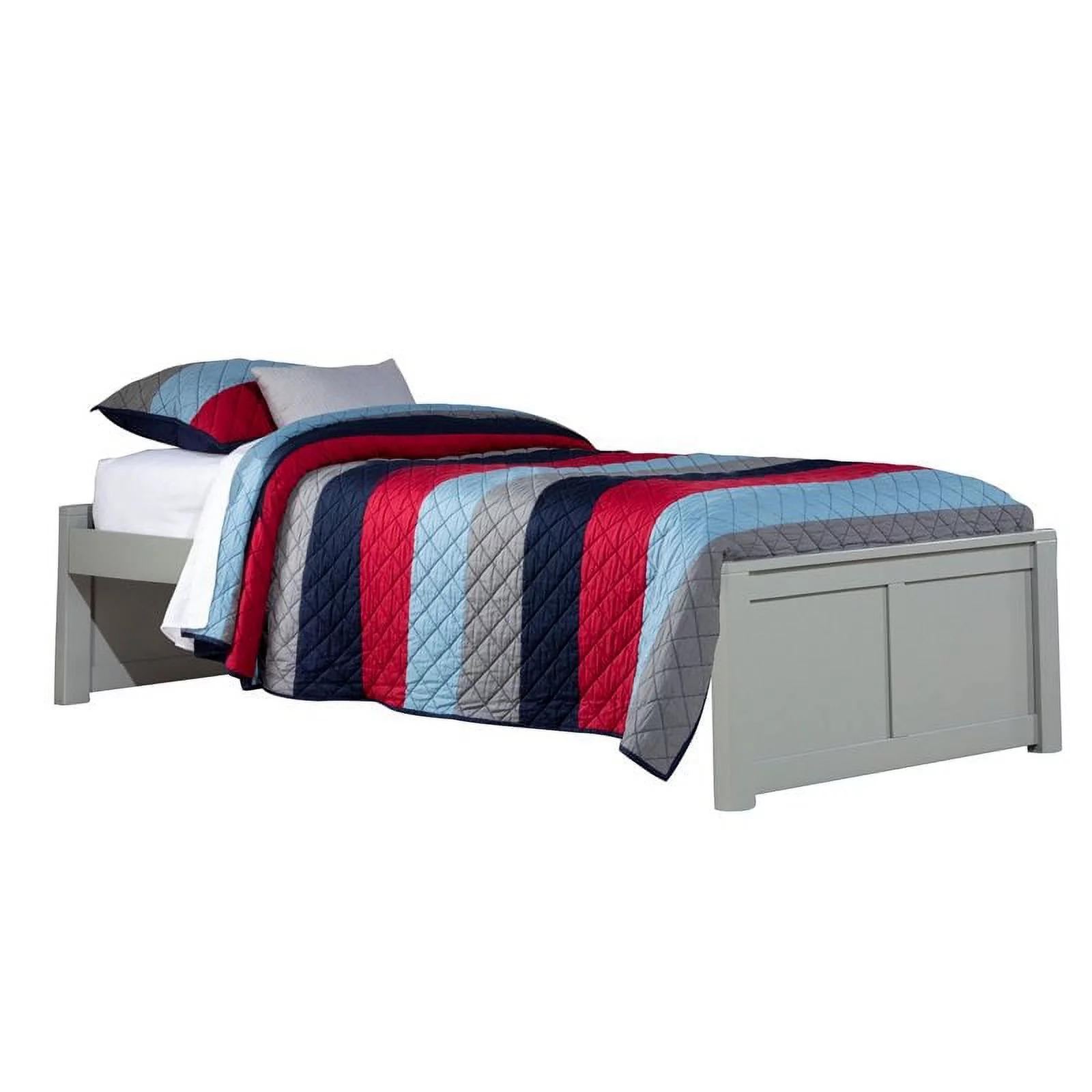 Hillsdale Pulse Twin Platform Bed, Gray