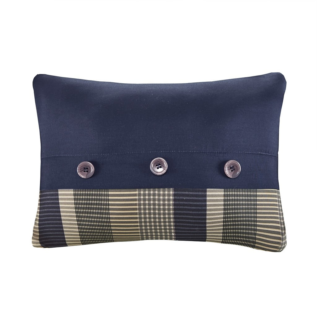 Gracie Mills Lirael Classic Plaid Brushed Microfiber Comforter Set with Bed Sheets - GRACE-8787